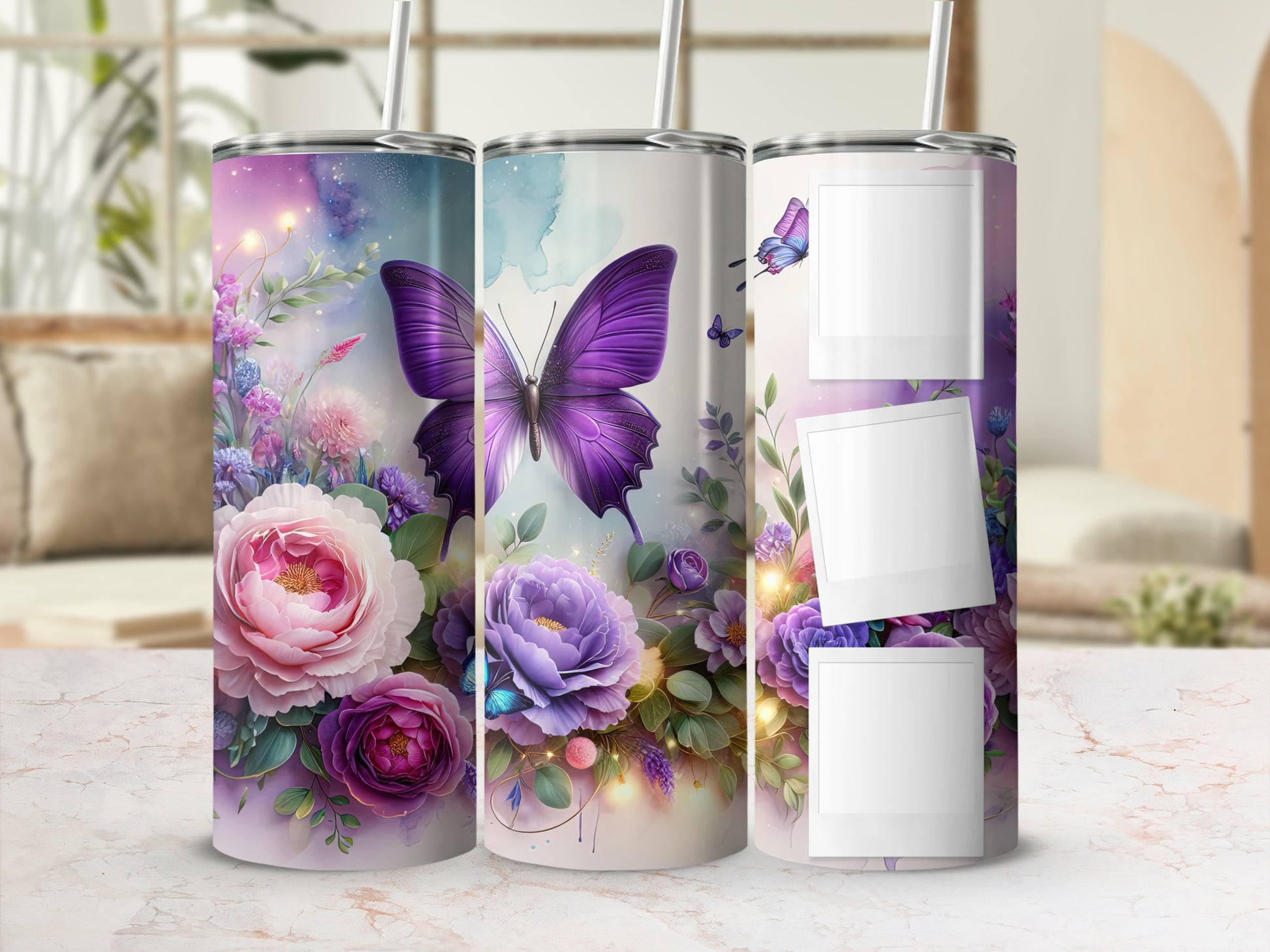 Purple Butterfly Magical Garden Tumbler product type