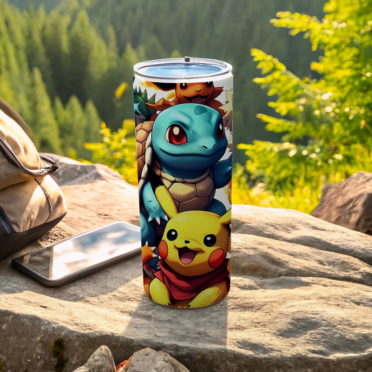 Cute Cartoon Character Insulated Travel Tumbler Flask