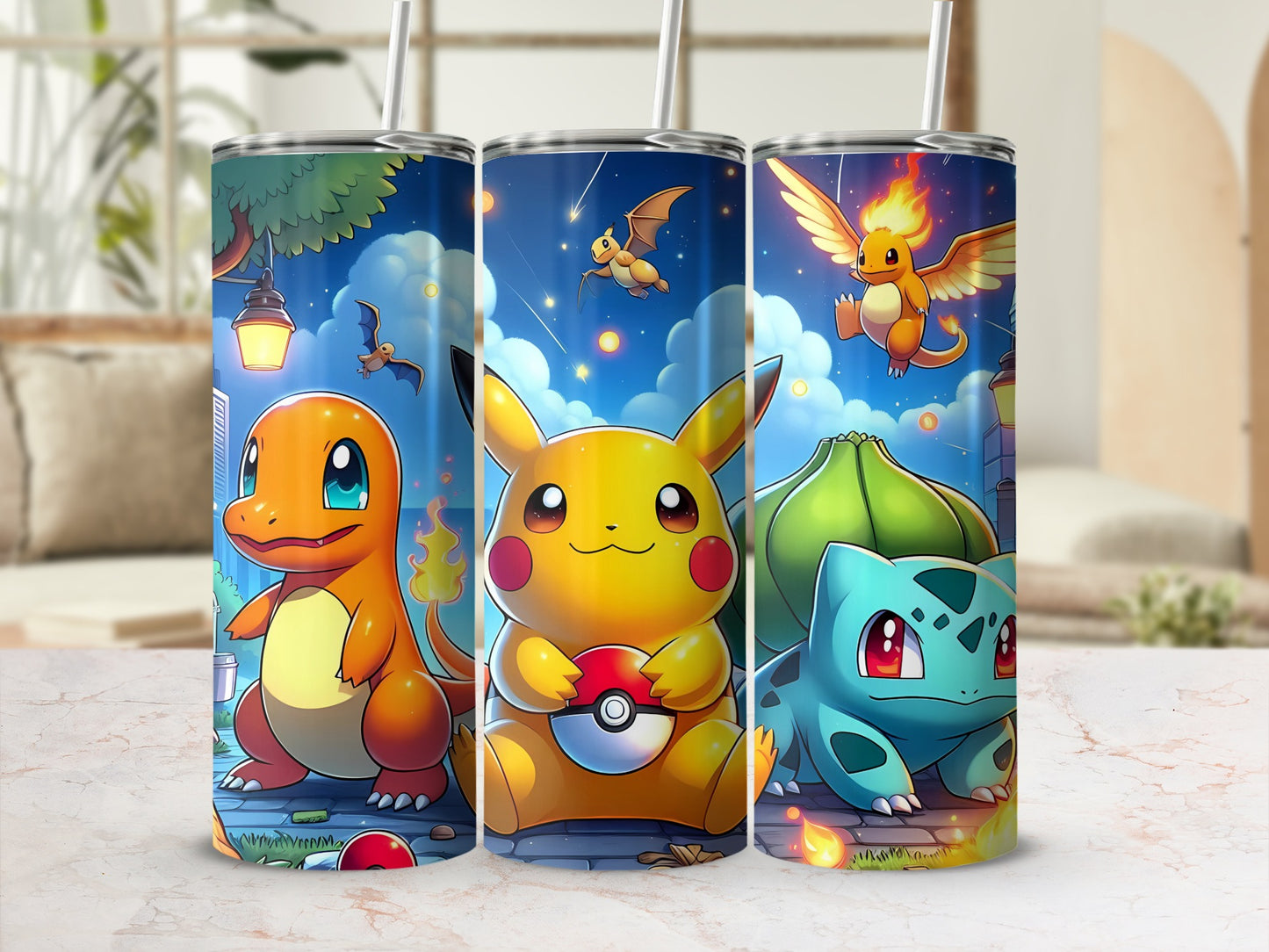 Cute Cartoon Character Insulated Stainless Steel Tumbler
