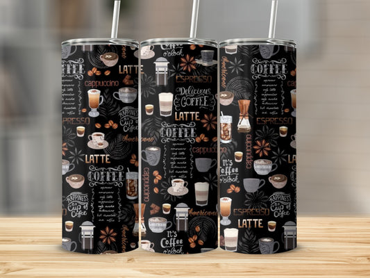 Coffee Lover's Delight Travel Tumbler for Hot Drinks