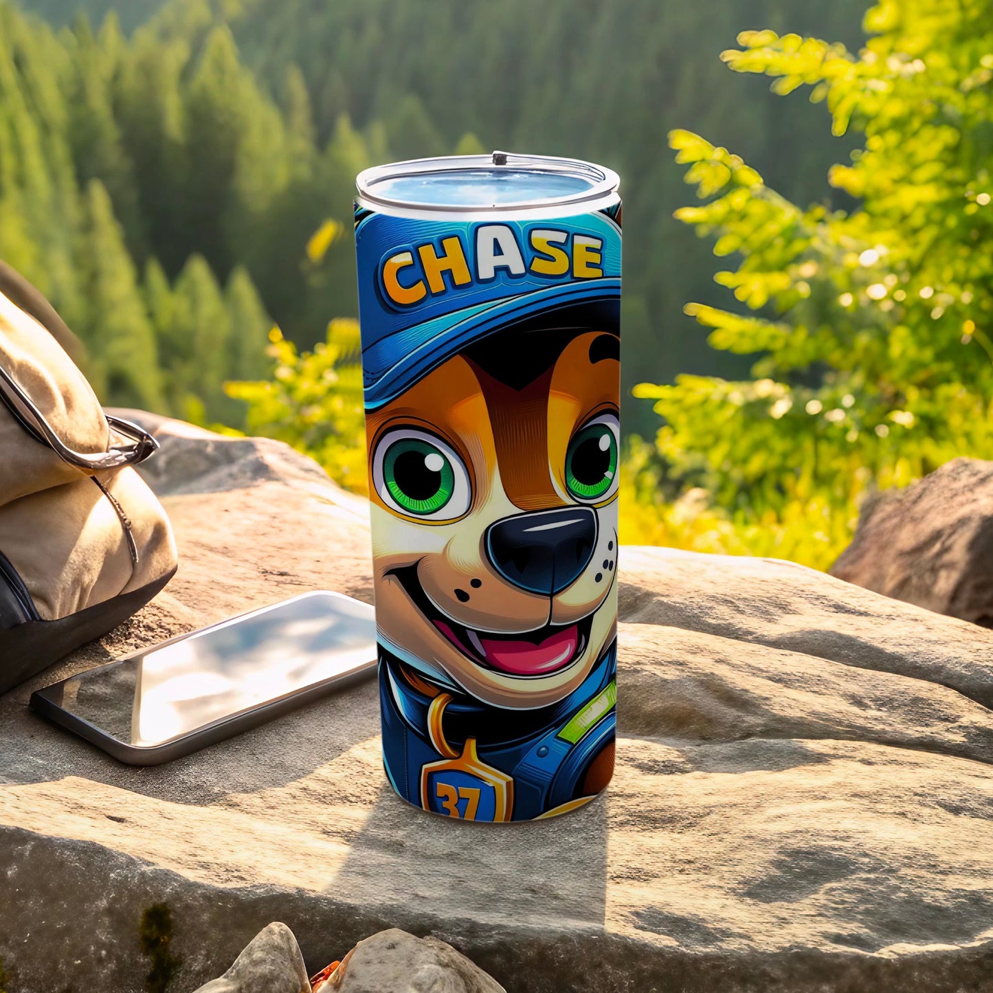 Chase Character Tumbler with Lid for Kids Tumblers