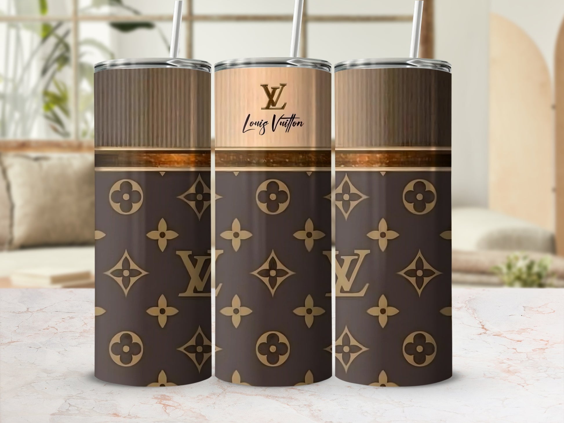 Elegant Designer Pattern Travel Mug Accessory