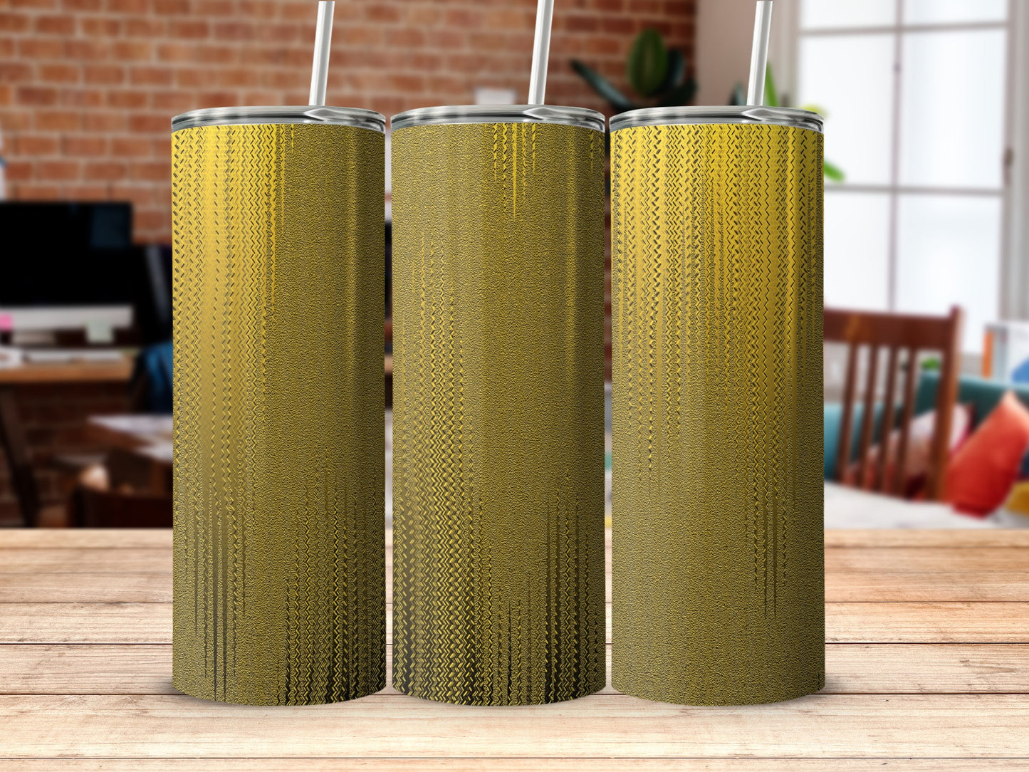 Stylish Gold Tumbler with Modern Design Thermos