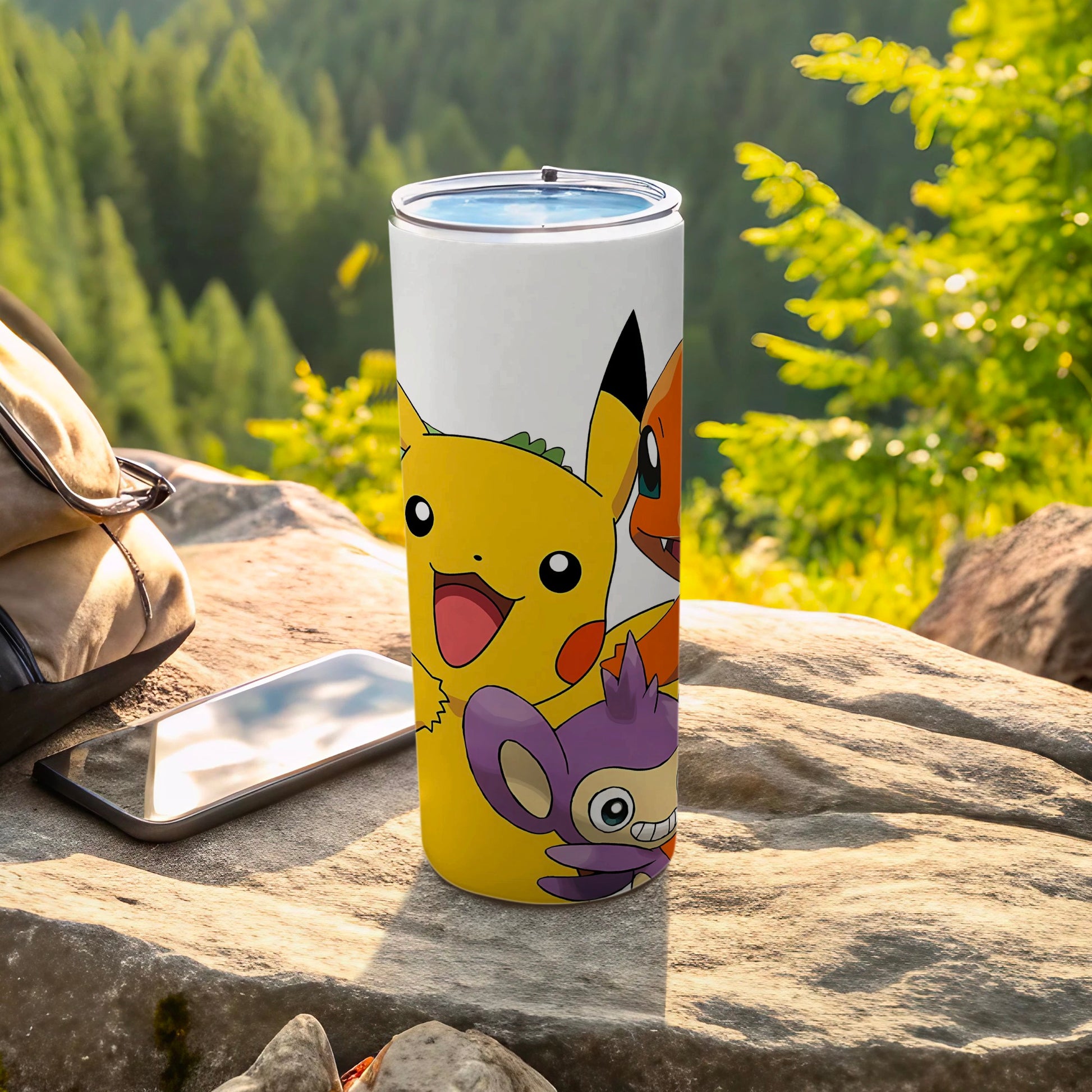 Vibrant Yellow Pikachu and Friends Tumbler Product