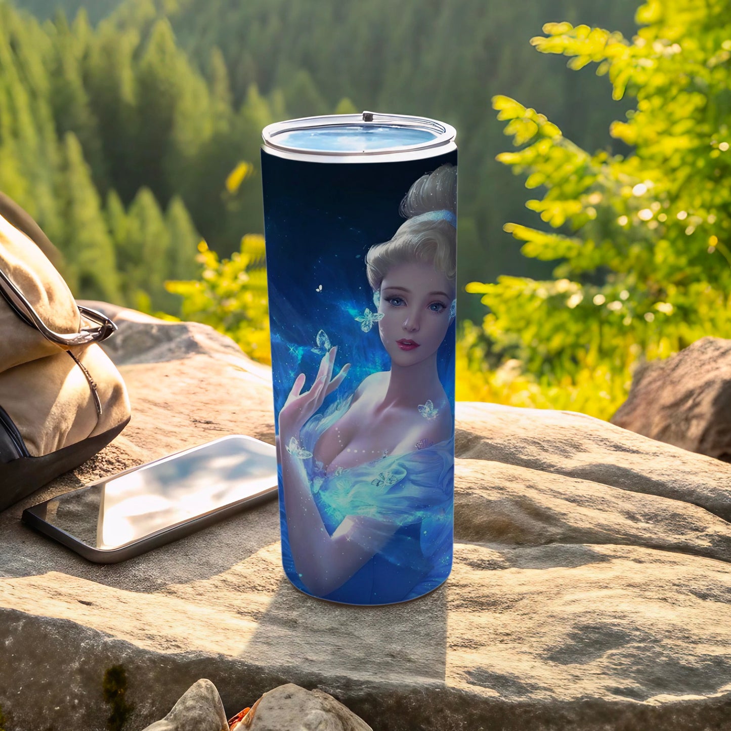 Elegant Fairy Princess Design Insulated Tumbler