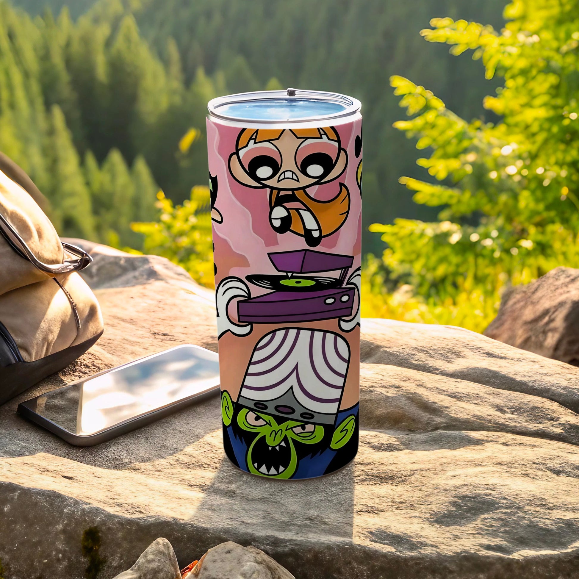 Powerpuff Girls Villain Themed Travel Mug for Fans