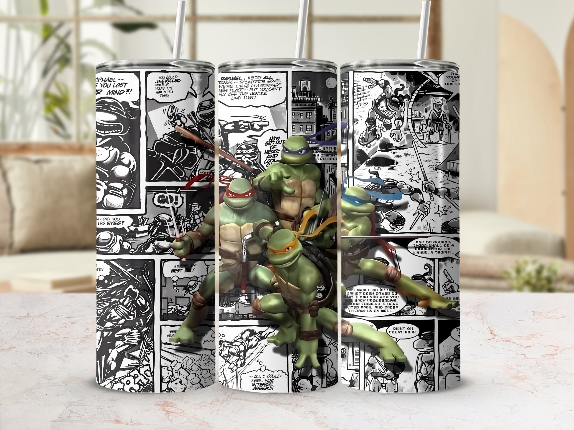 Teenage Mutant Ninja Turtles Comic Art Drinkware