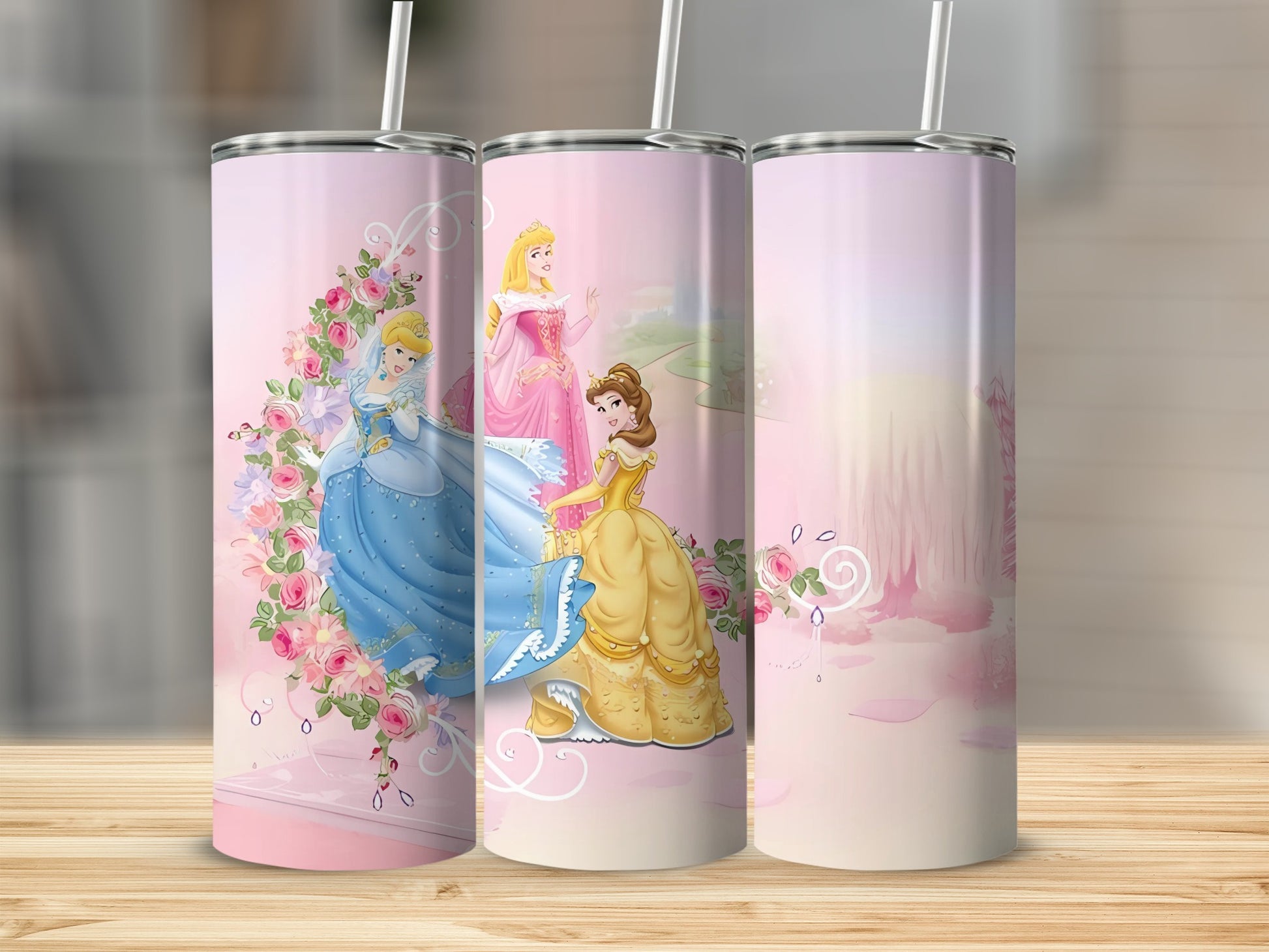 Disney Princesses Themed Tumbler for Kids