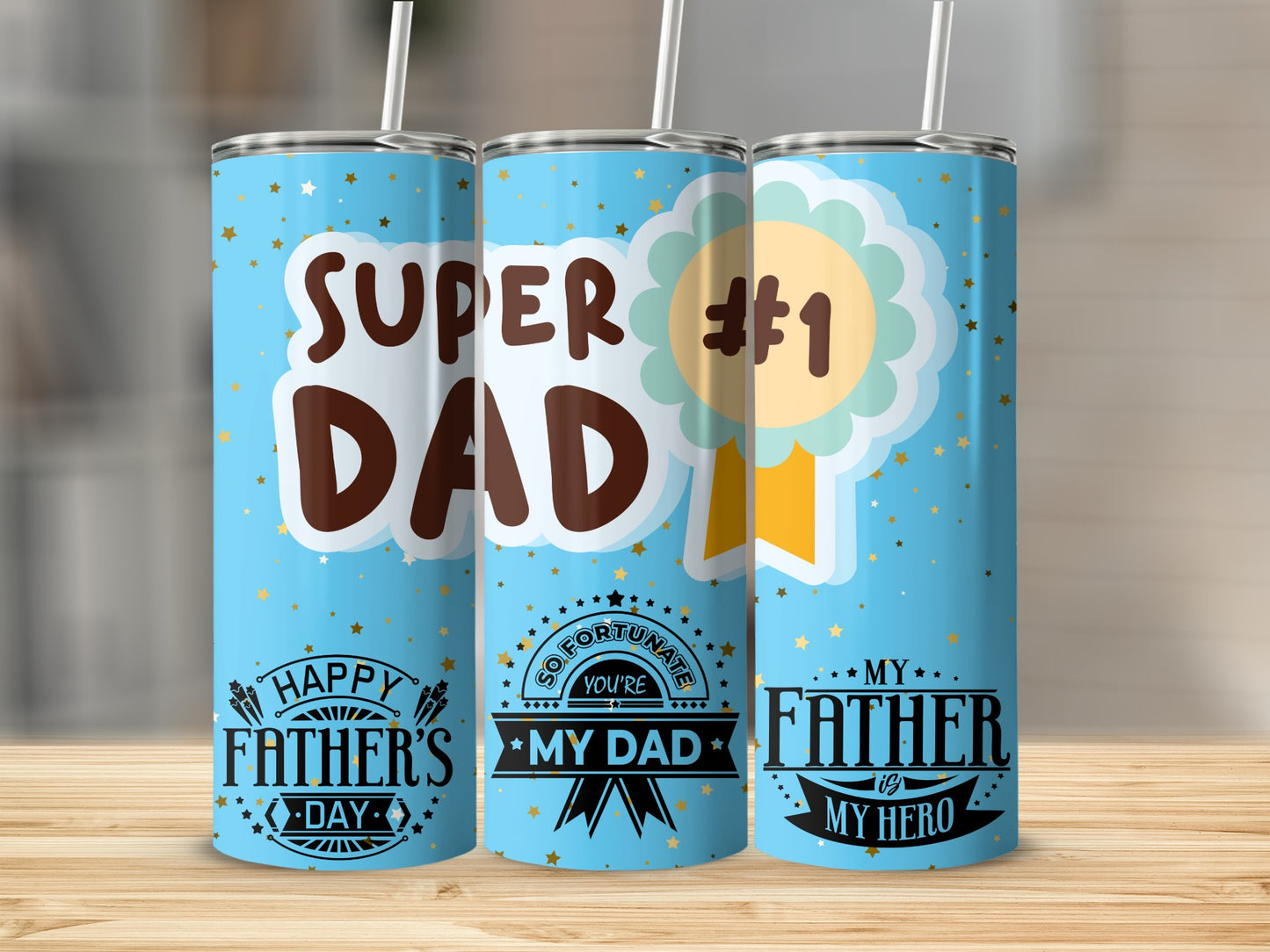Super Dad Father's Day Tumbler for Father's Day