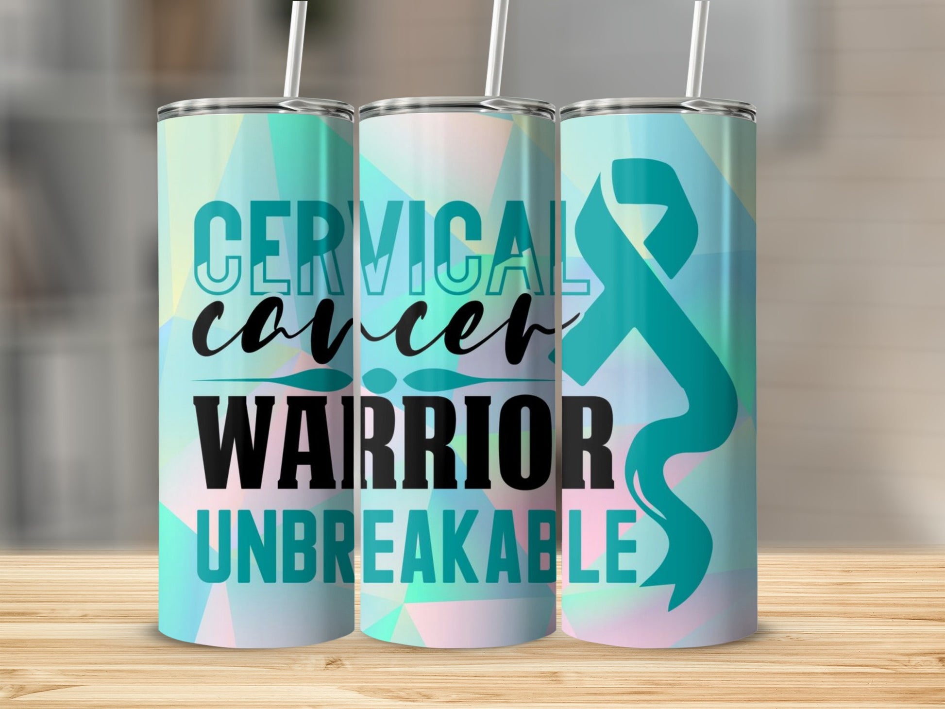 Cervical Cancer Warrior Unbreakable Tumbler