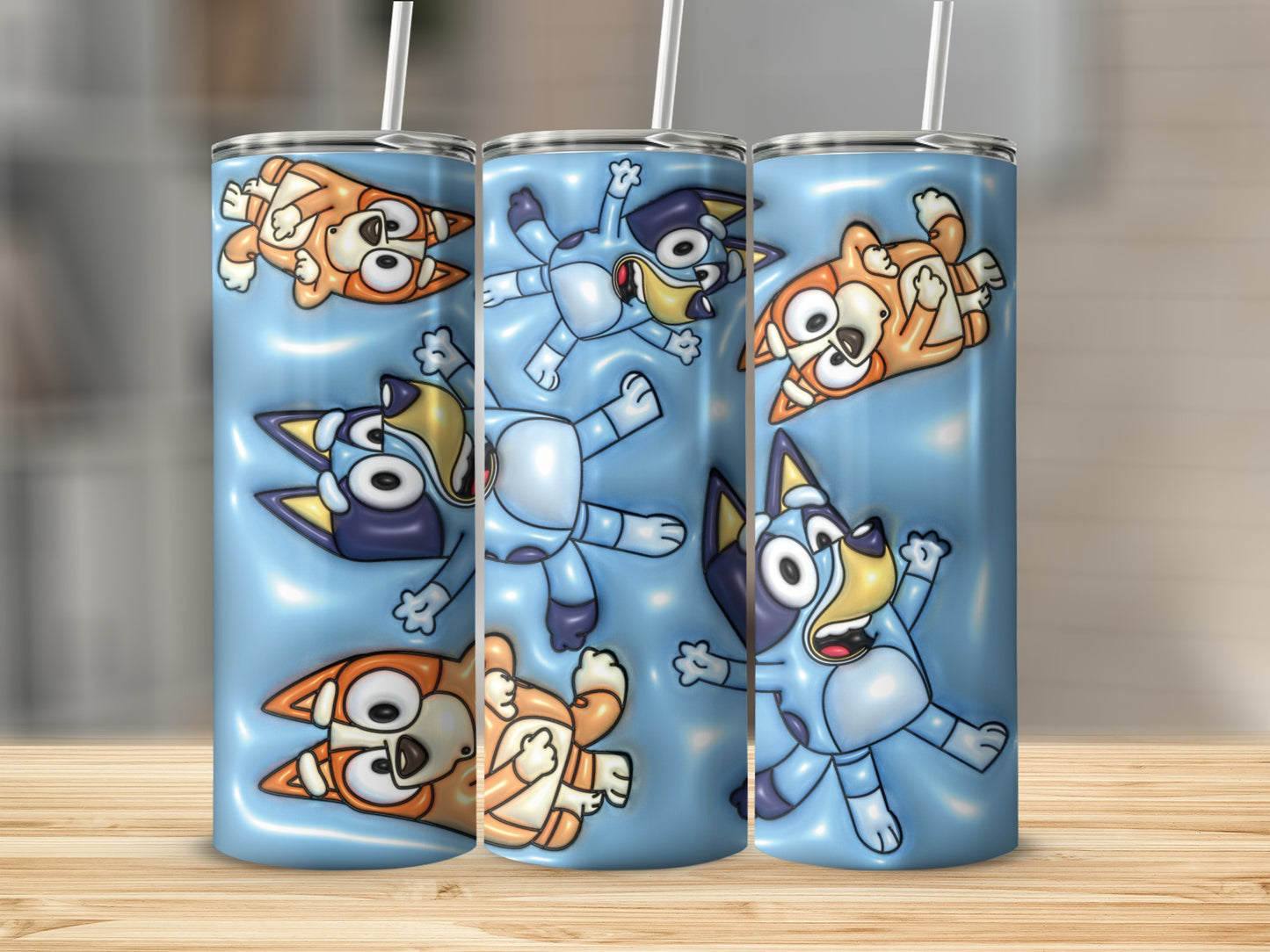 Cute Cartoon Dog Design Insulated Tumbler Product