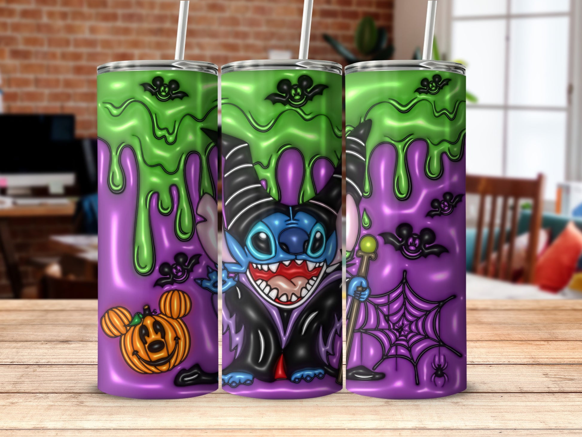 Halloween Monster Design Insulated Tumbler