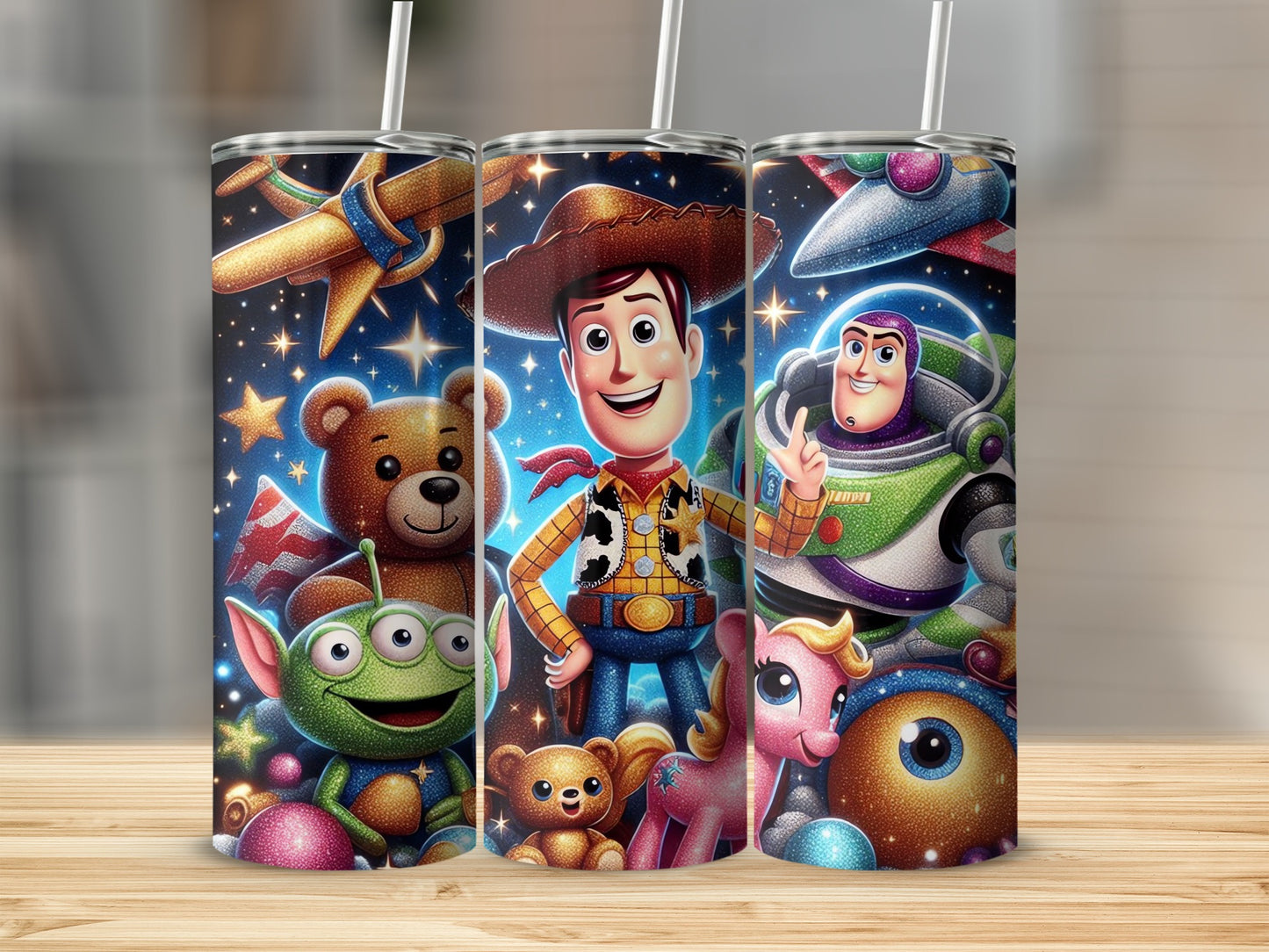 Toy Story Characters Themed Tumbler with Straw Product