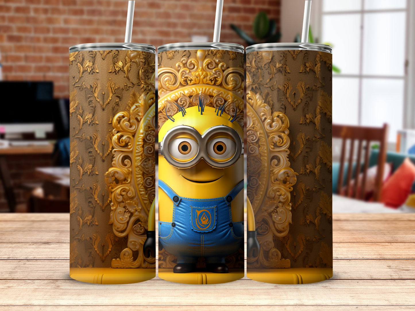 Cute Minion Design 20oz Insulated Tumbler