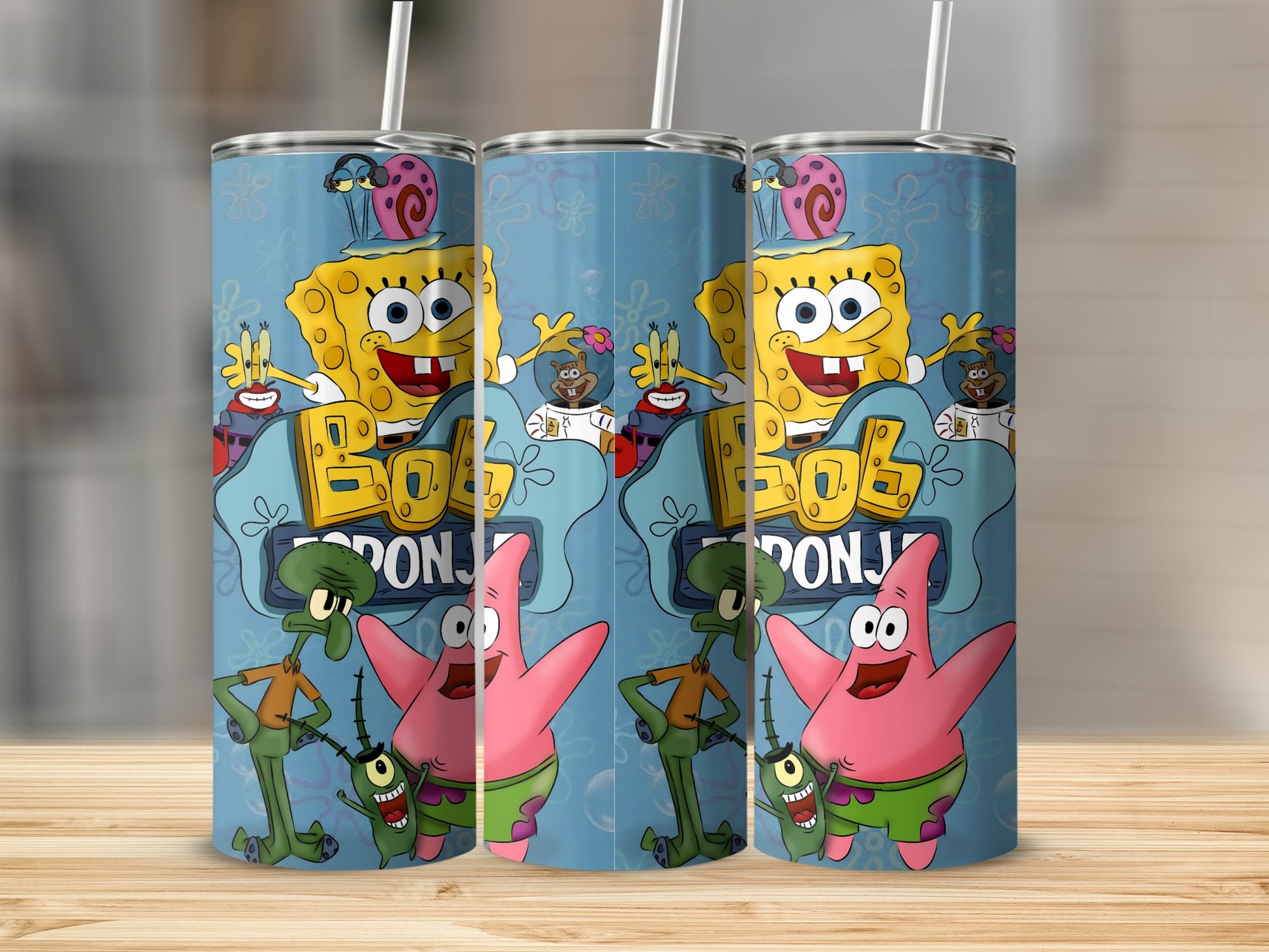 SpongeBob SquarePants Character Stainless Steel Tumbler