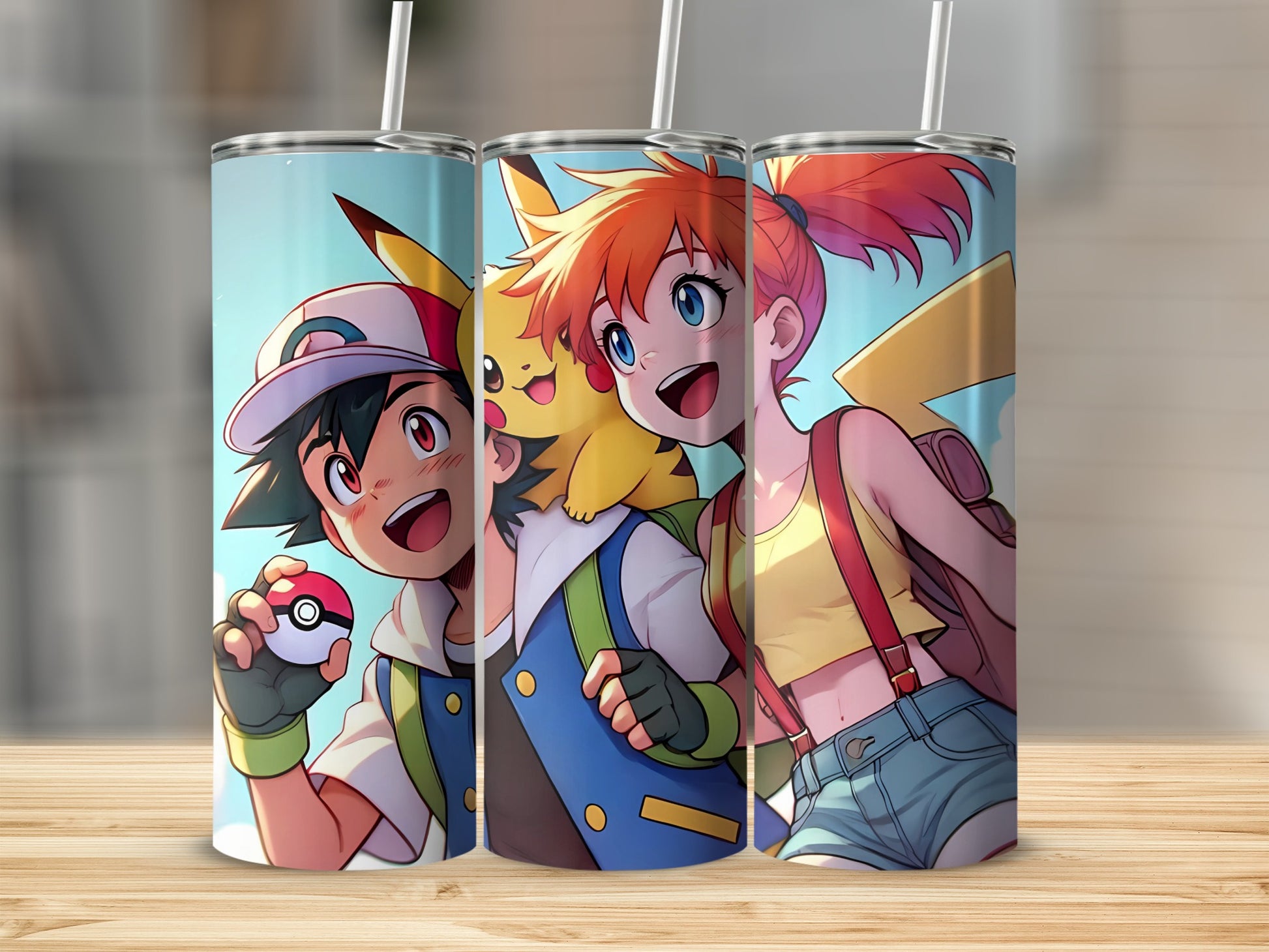 Colorful Anime Character Design Tumbler Cup Collection