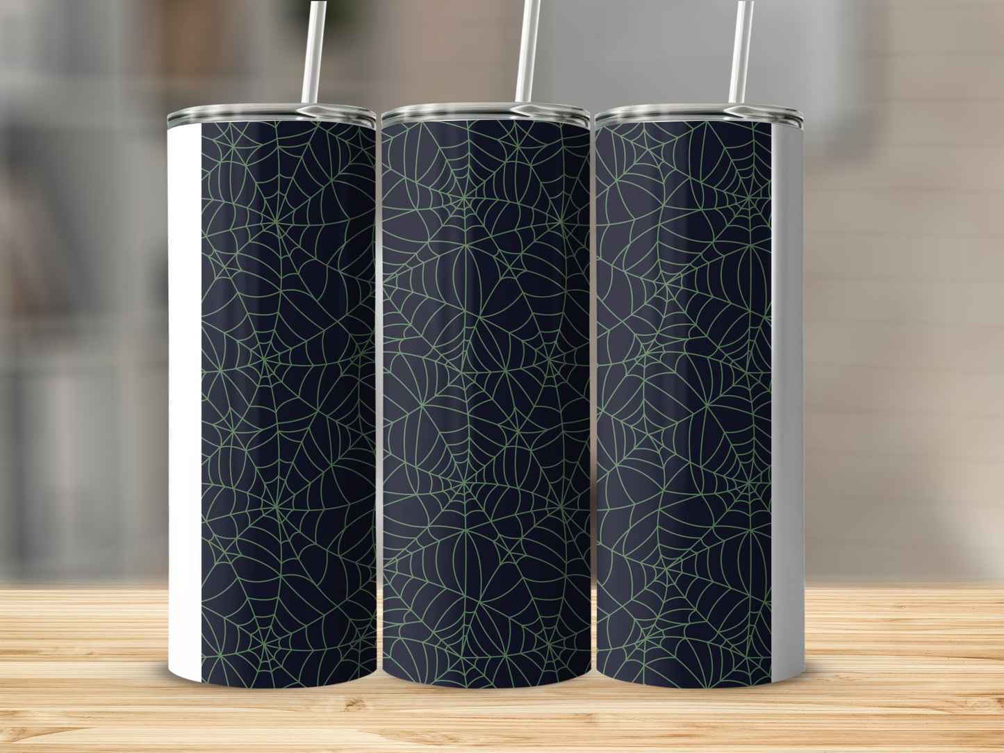 Spooky Spiderweb Design Dark Tumbler product type