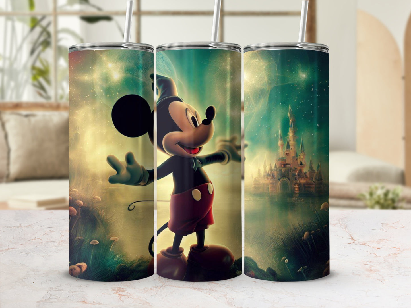 Enchanting Mickey Mouse Fantasy Tumbler Design