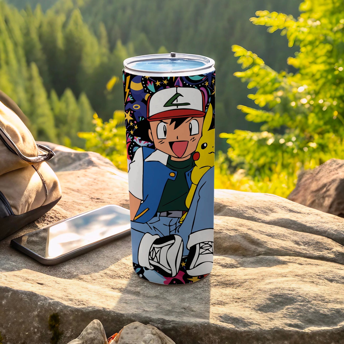 Vibrant Character Design Insulated Travel Tumbler