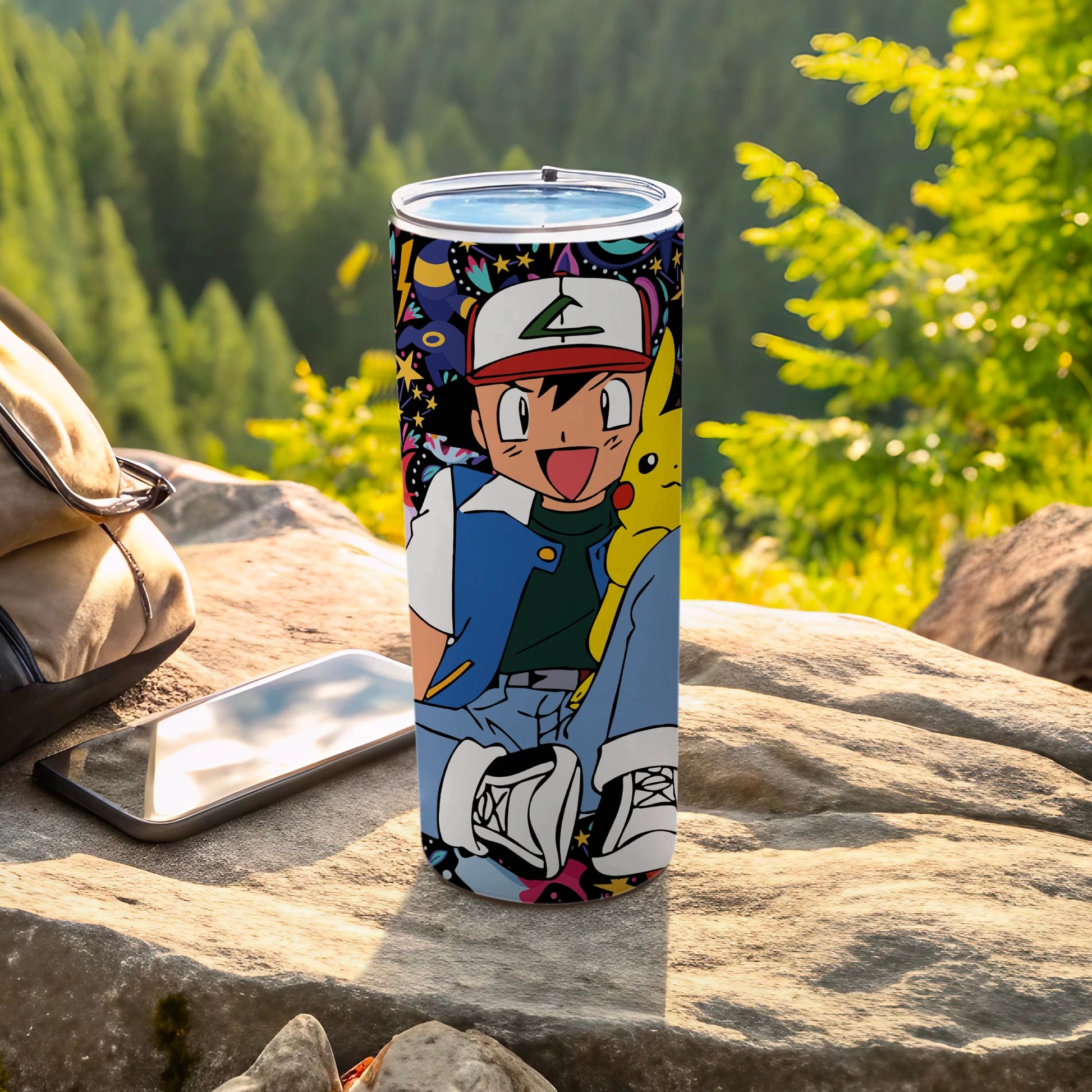 Vibrant Character Design Insulated Travel Tumbler