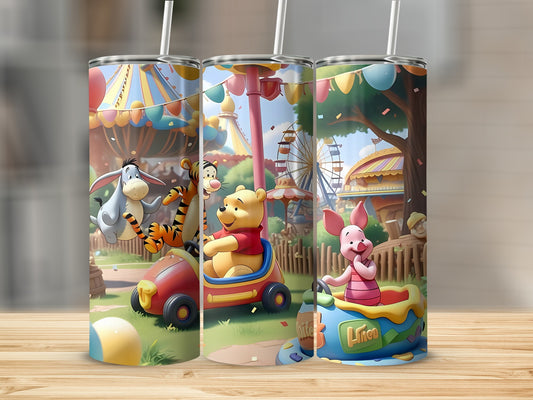 Winnie The Pooh Tigger Piglet Eeyore Amusement Park Tumblers
