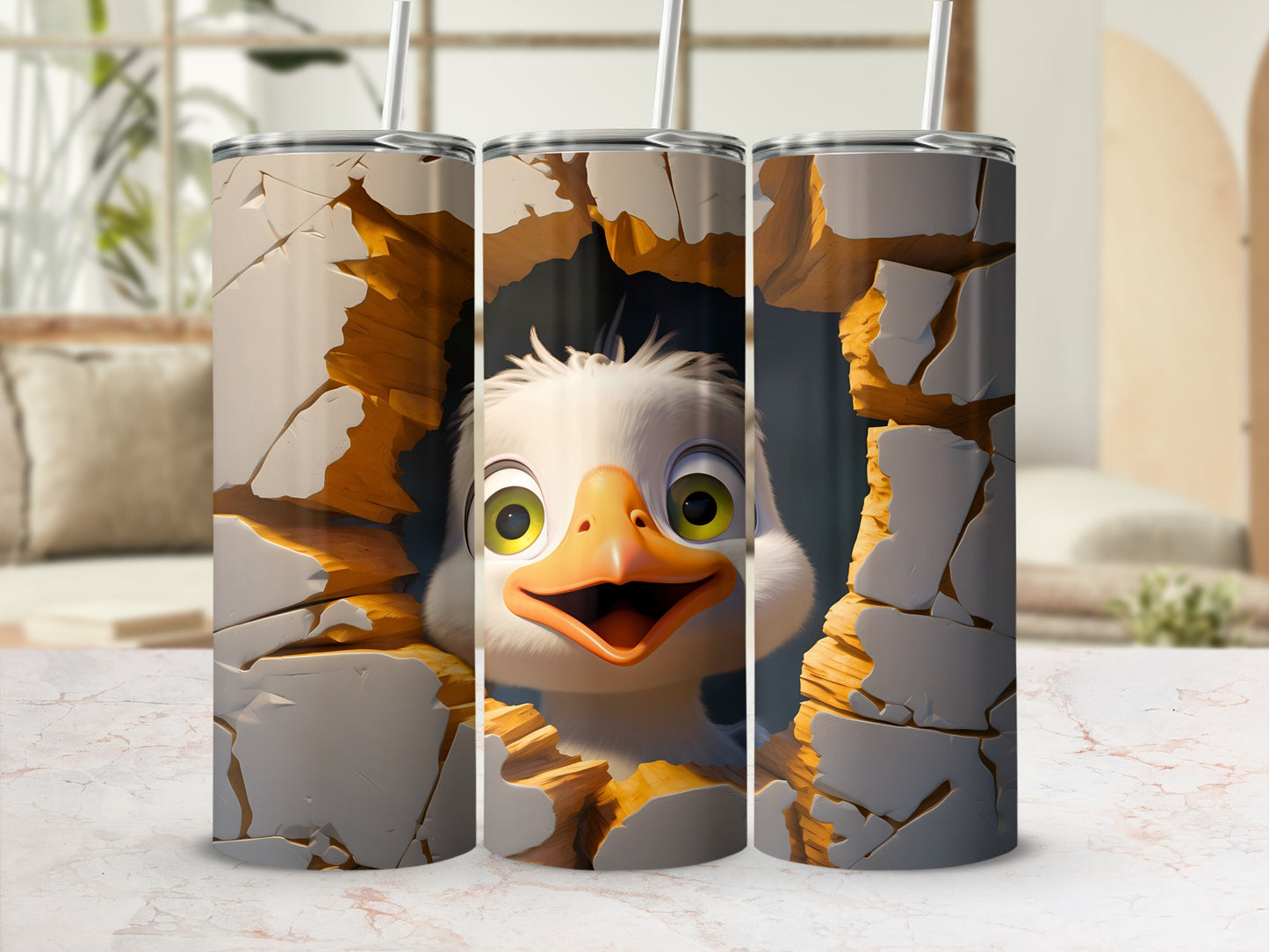 Cute Chick Egg Breakout Design Tumbler product type