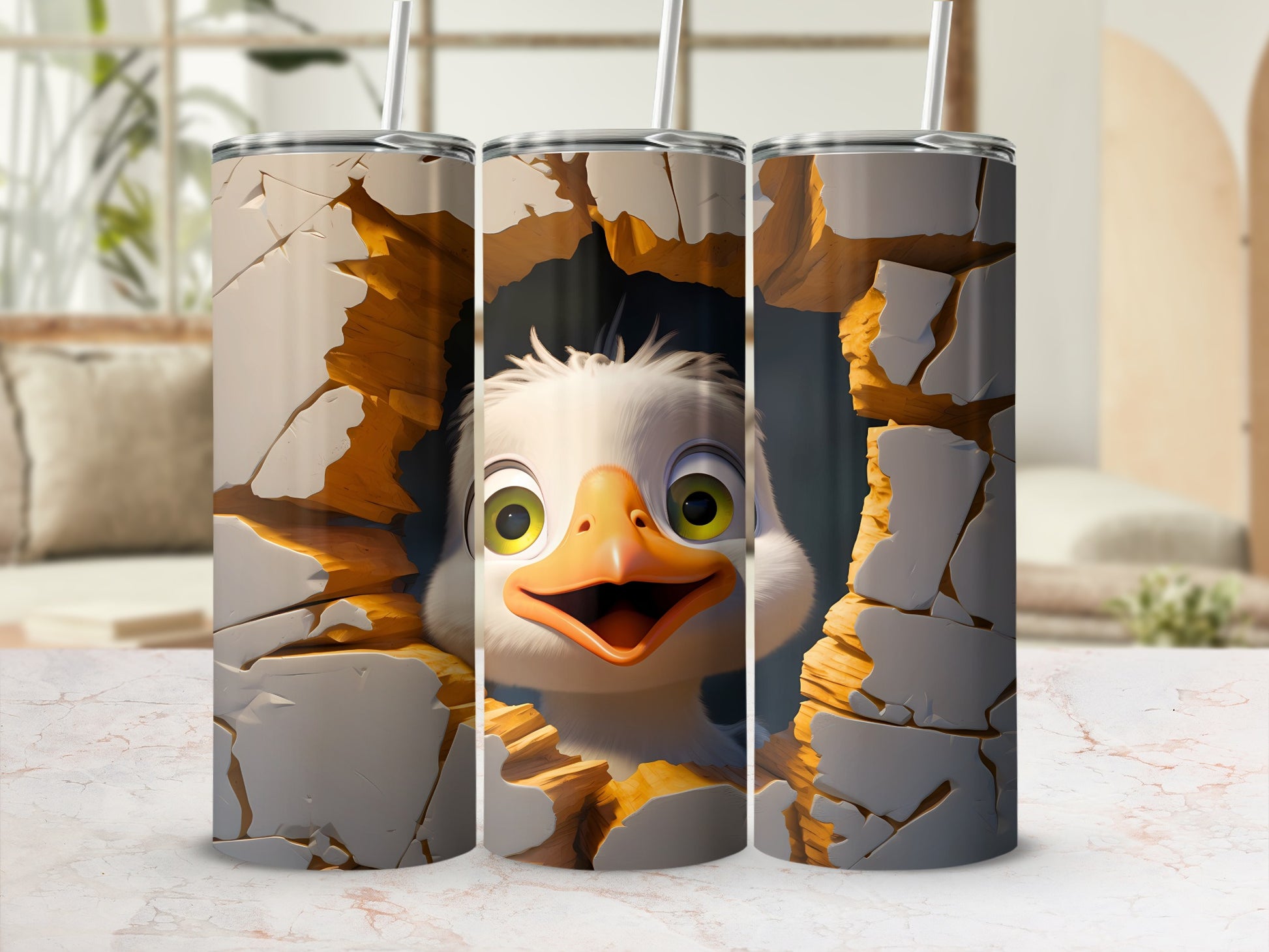 Cute Chick Egg Breakout Design Tumbler product type