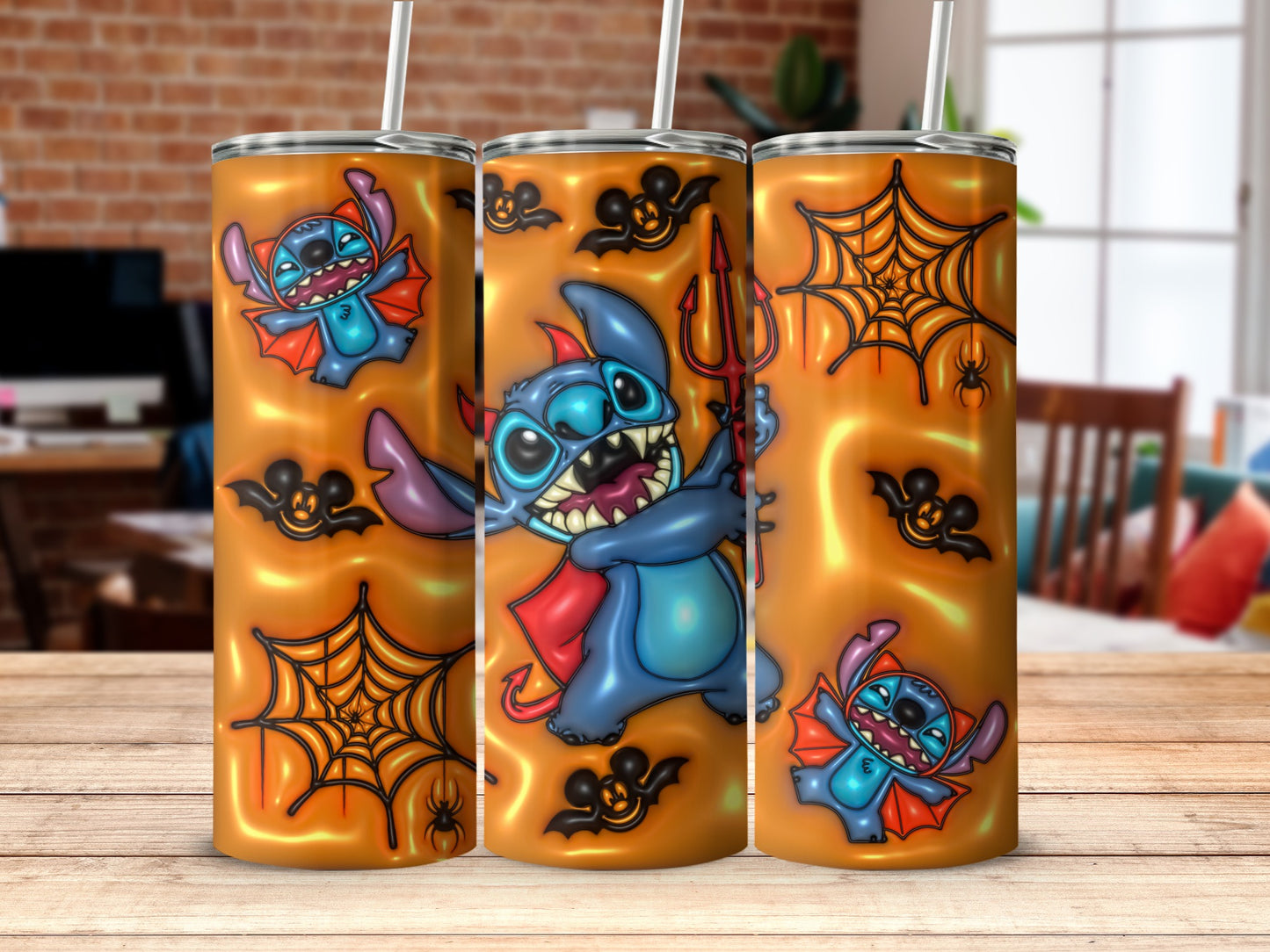 Halloween Monster Cartoon Character Drink Tumbler