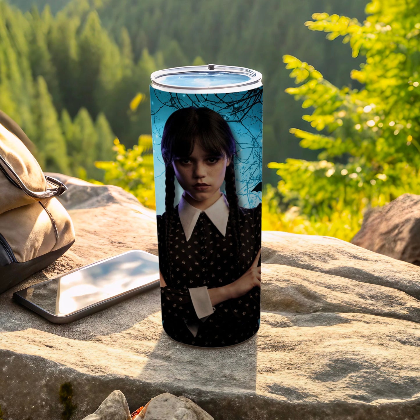 Addams Family Inspired Character Insulated Tumbler