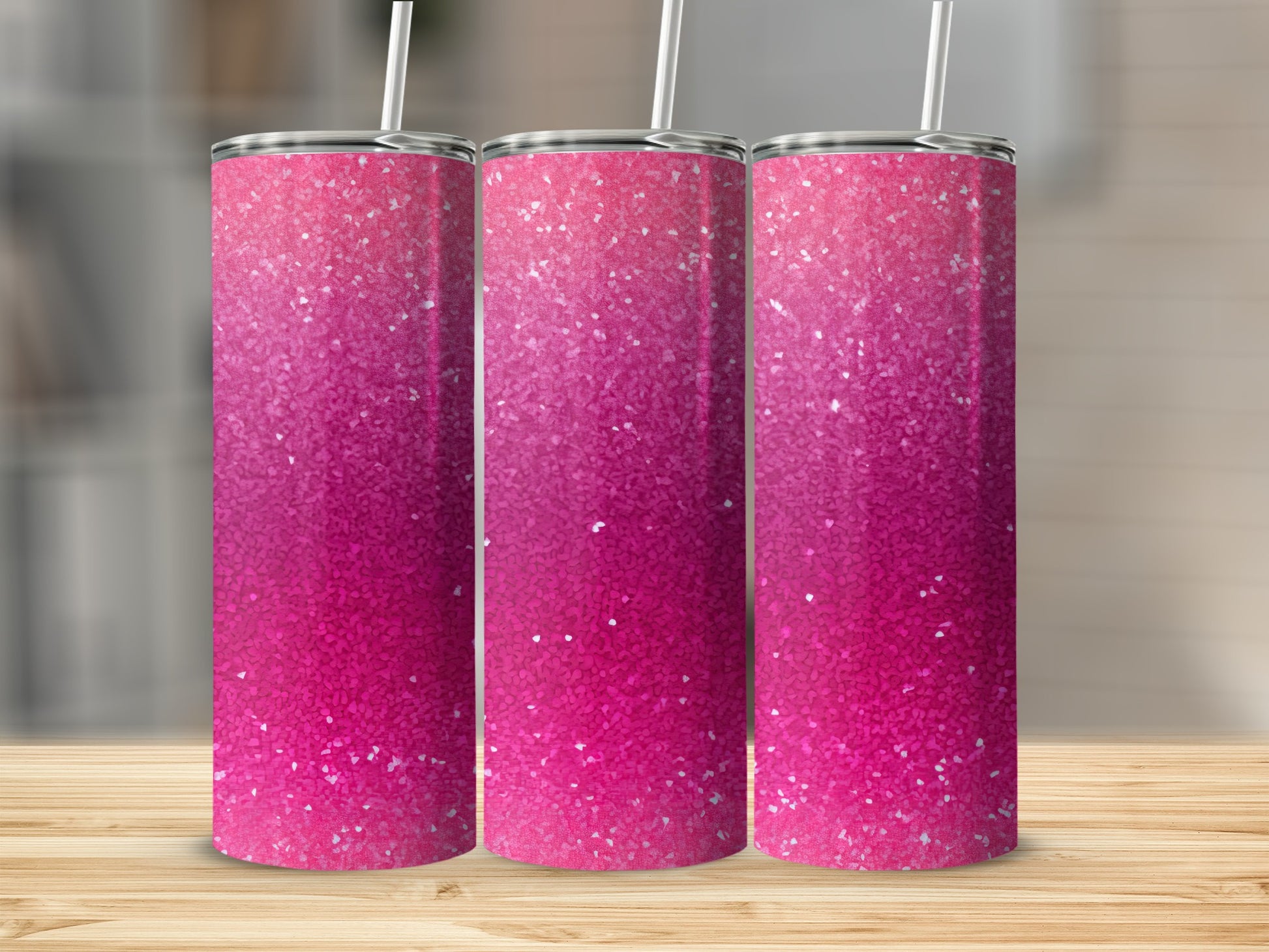 Pink Glitter Gradient Tumbler Drinkware product type