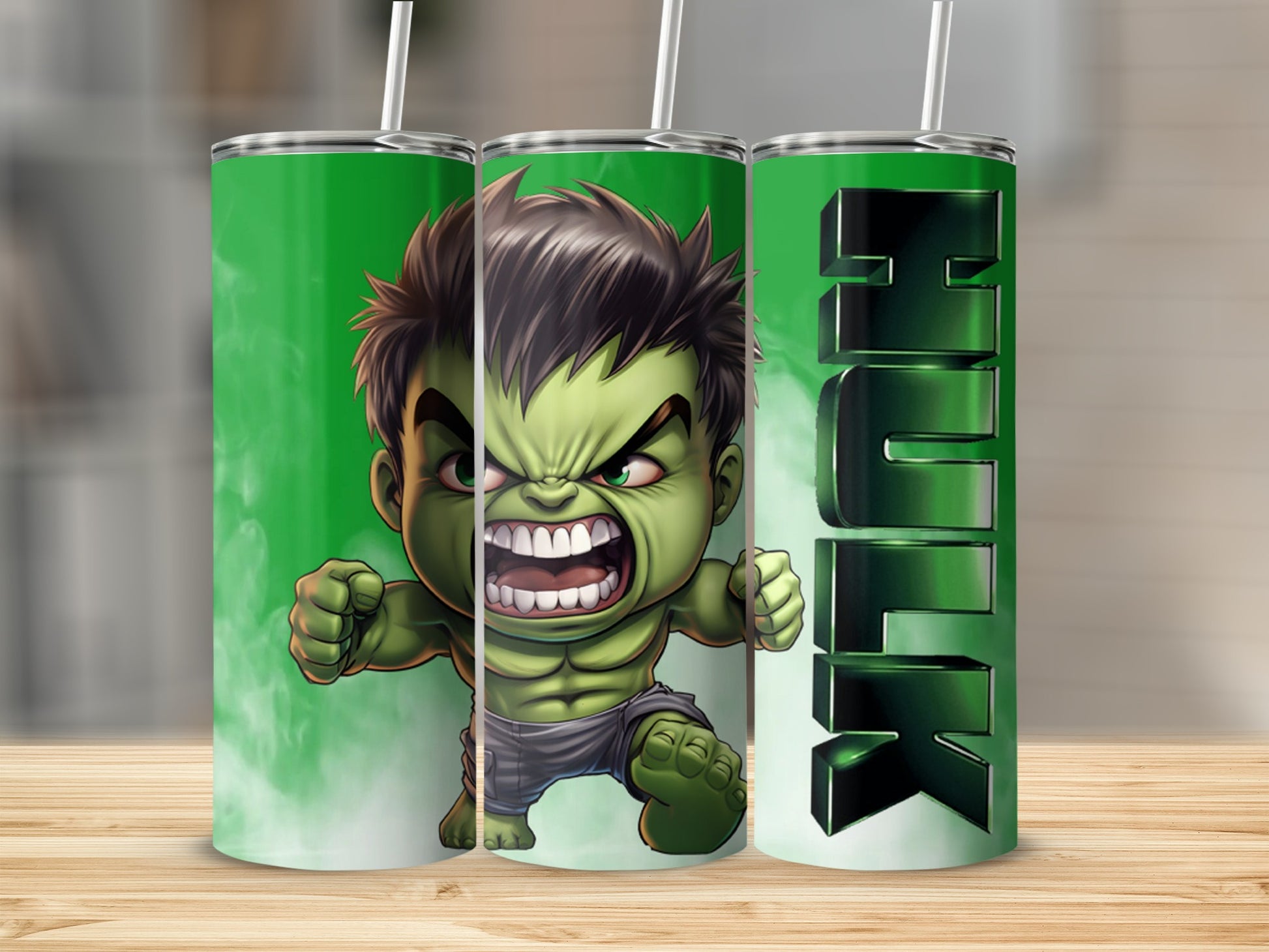 Hulk Green Angry Character Design Insulated Tumbler