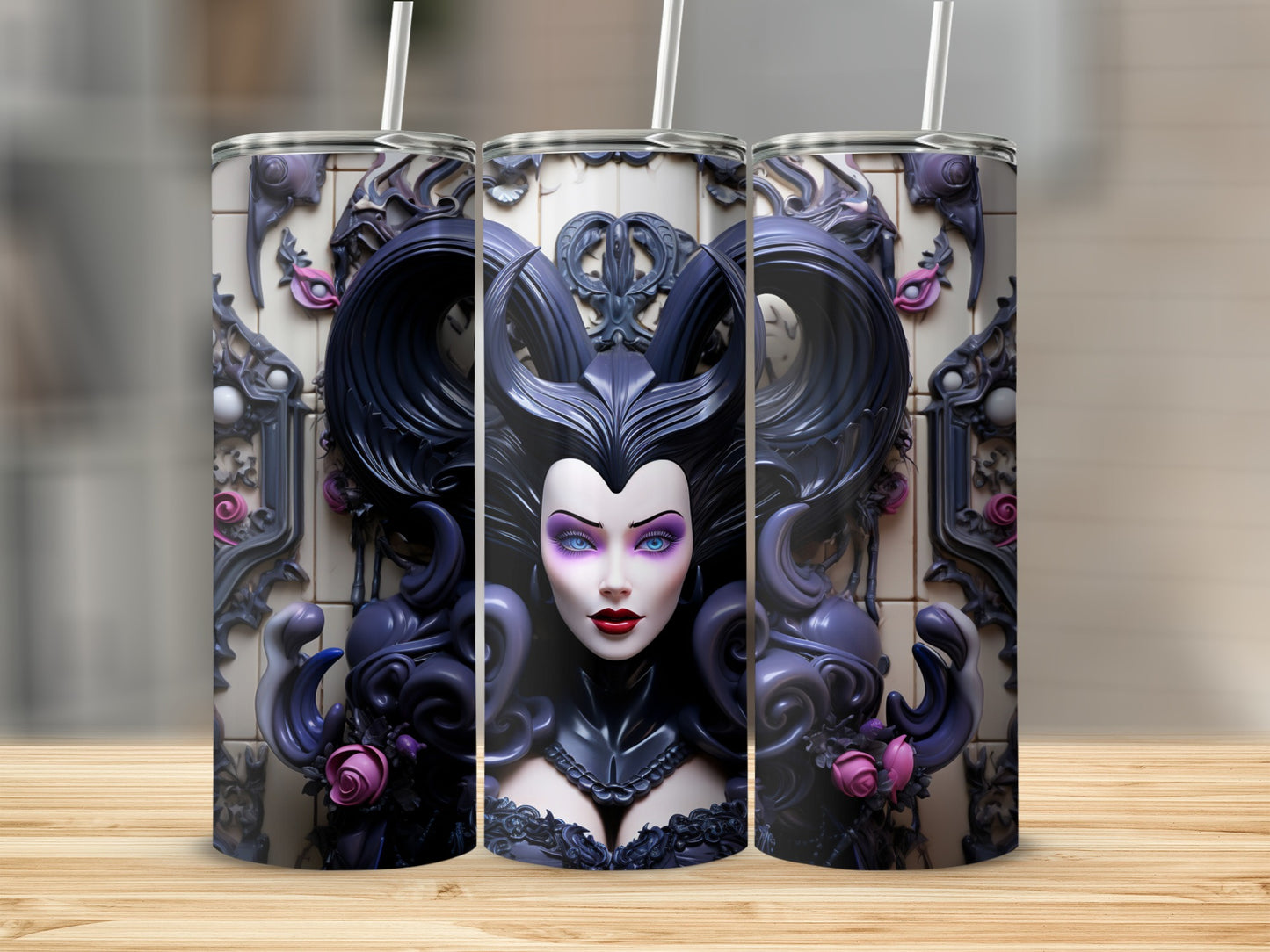 Gothic Queen Fantasy Artwork Tumbler