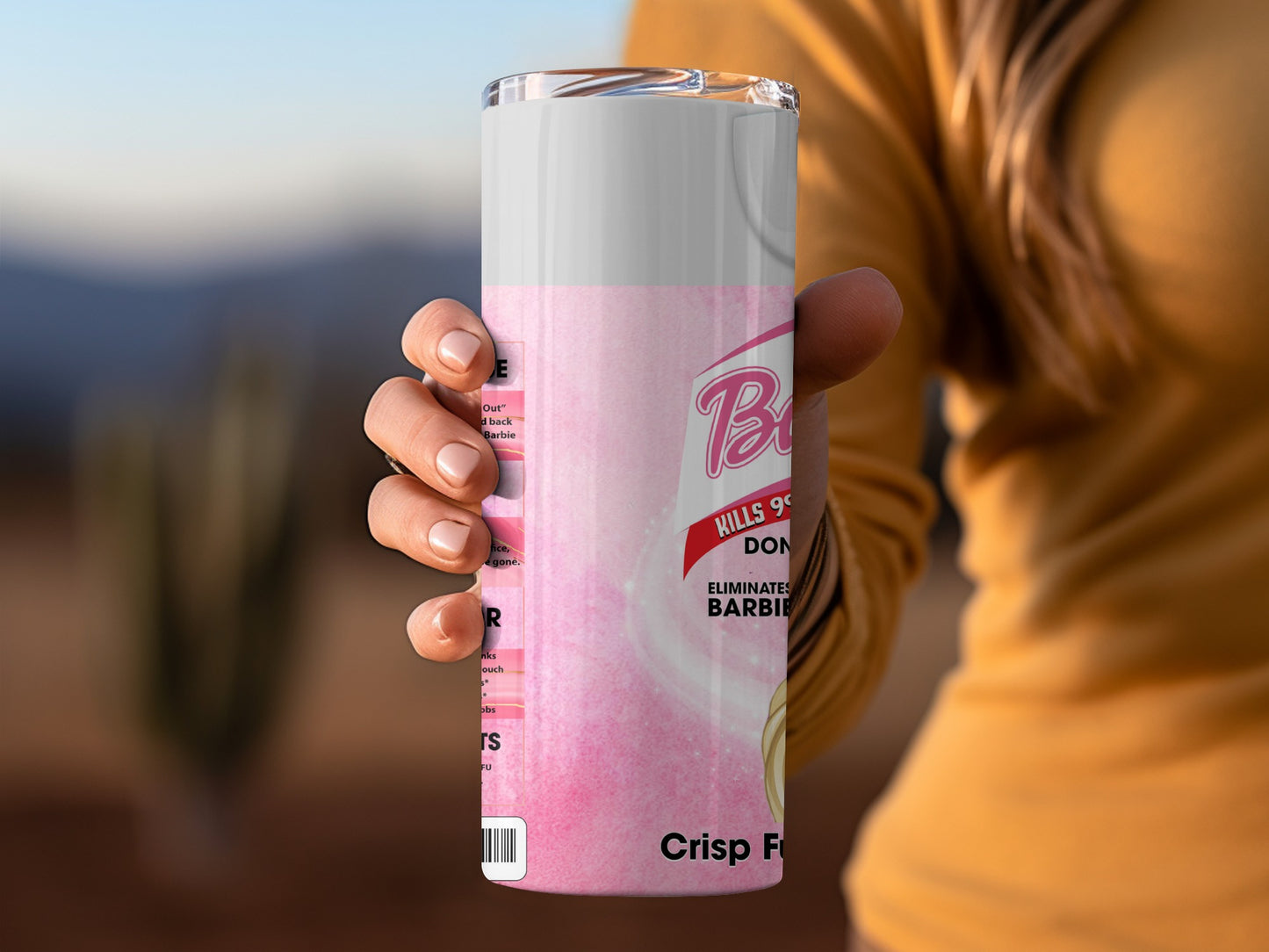 Barbie Be Gone Crisp Fuck Off Scent Funny Gag Tumblers