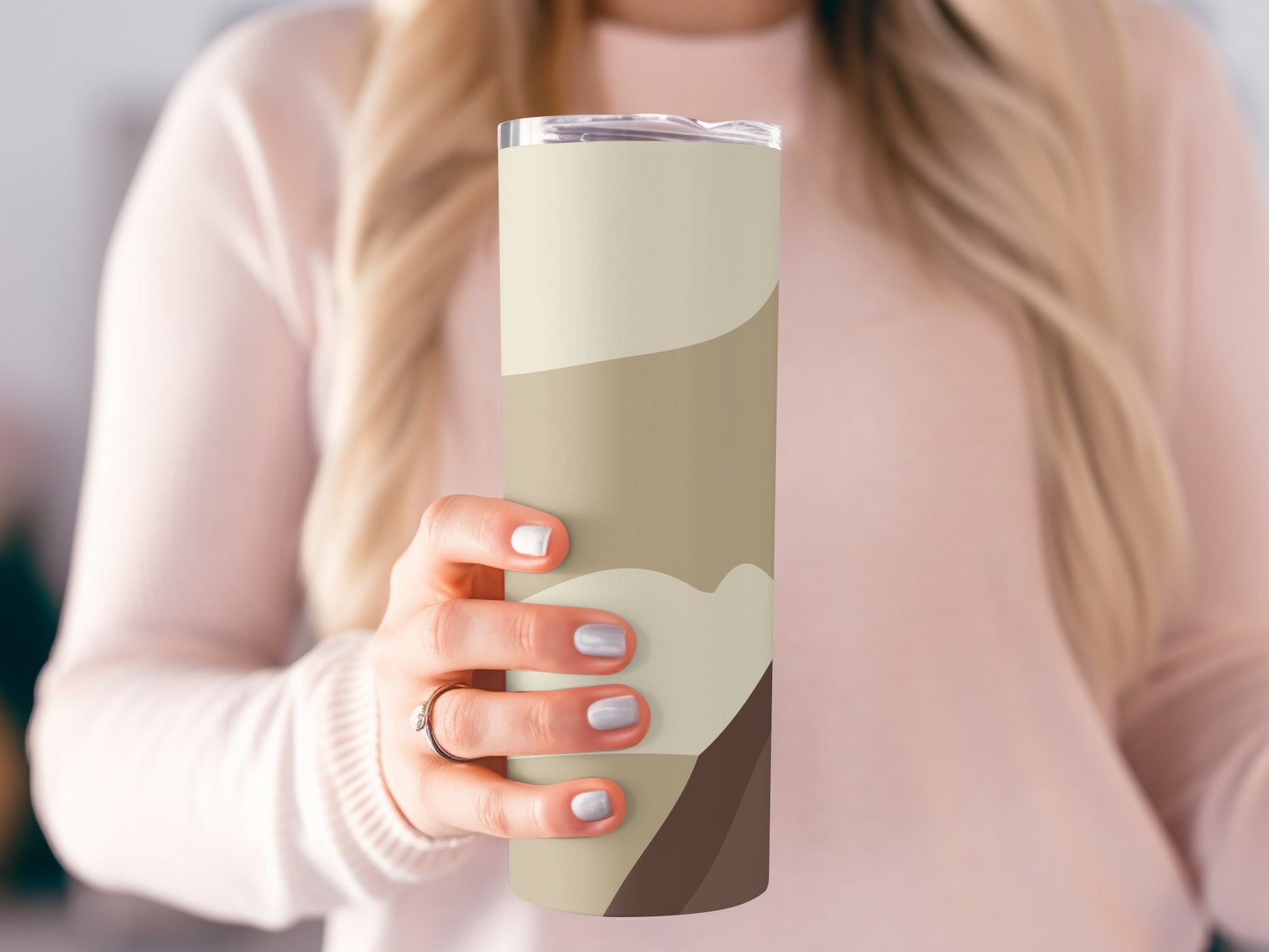 Modern Abstract Design Insulated Tumbler Cup