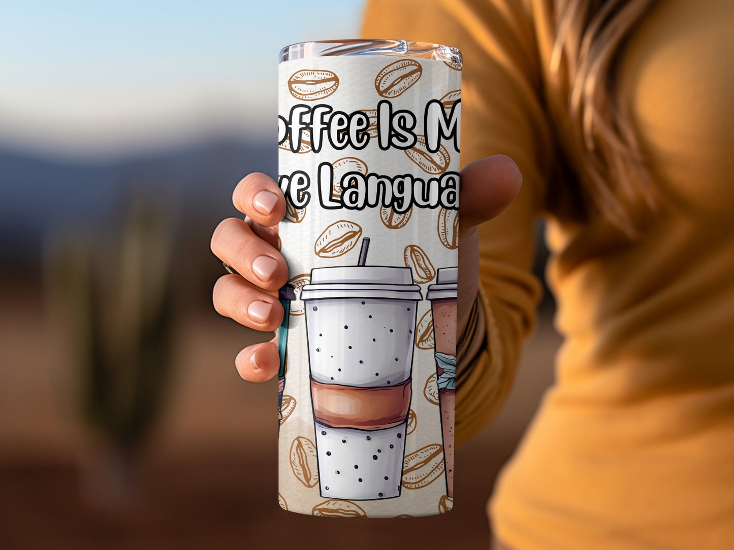 Coffee Is My Love Language Travel Mug