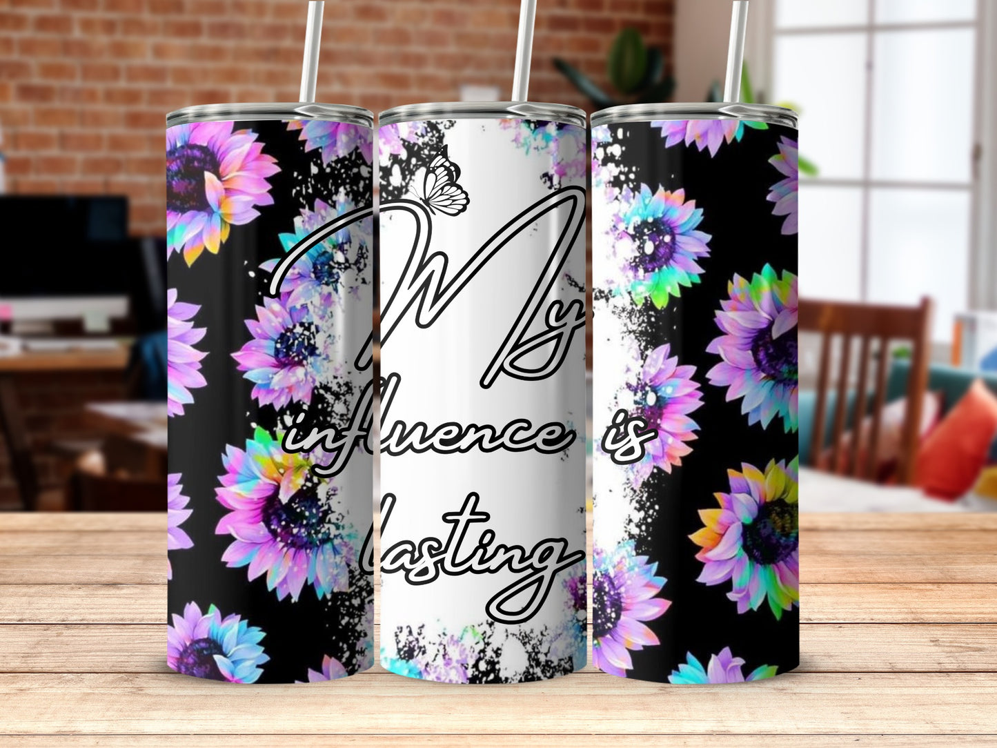 My Influence is Lasting Floral Tumbler product