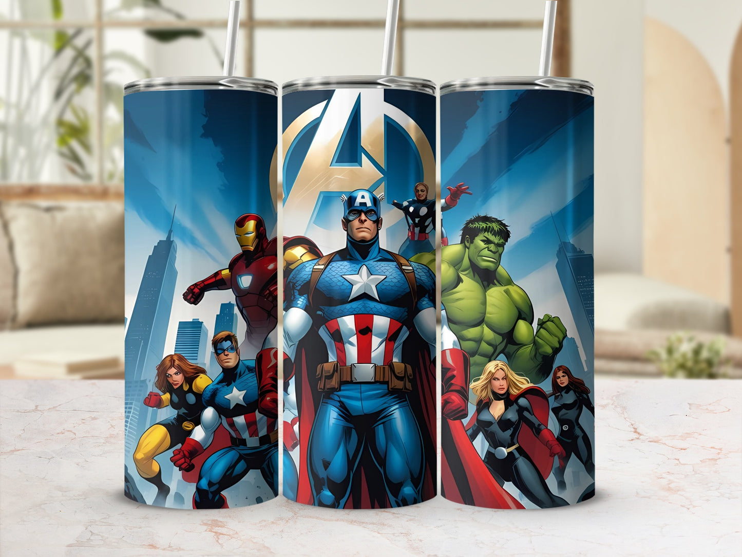 Marvel Avengers Character Tumbler Fan Collectible