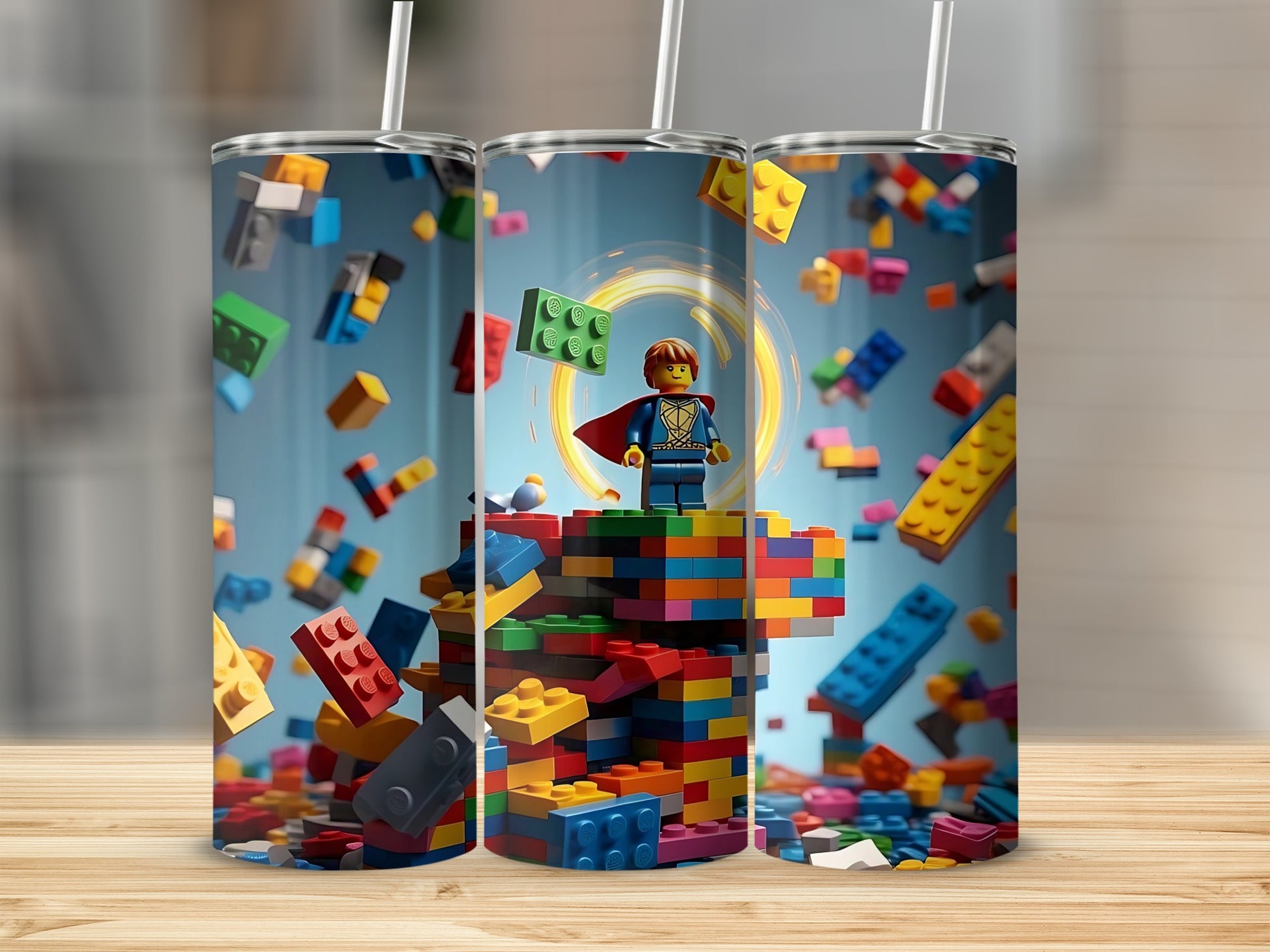 Vibrant Building Blocks Design Tumbler product