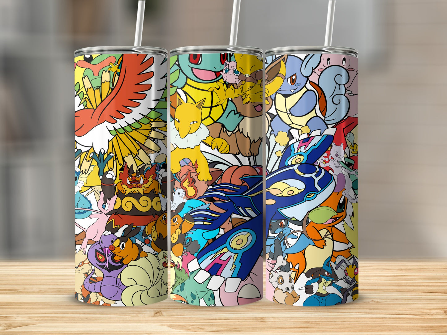 Vibrant Anime Character Graphics Tumbler Cup