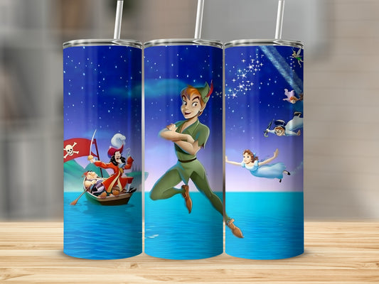 Peter Pan Themed Adventure Insulated Tumbler Set