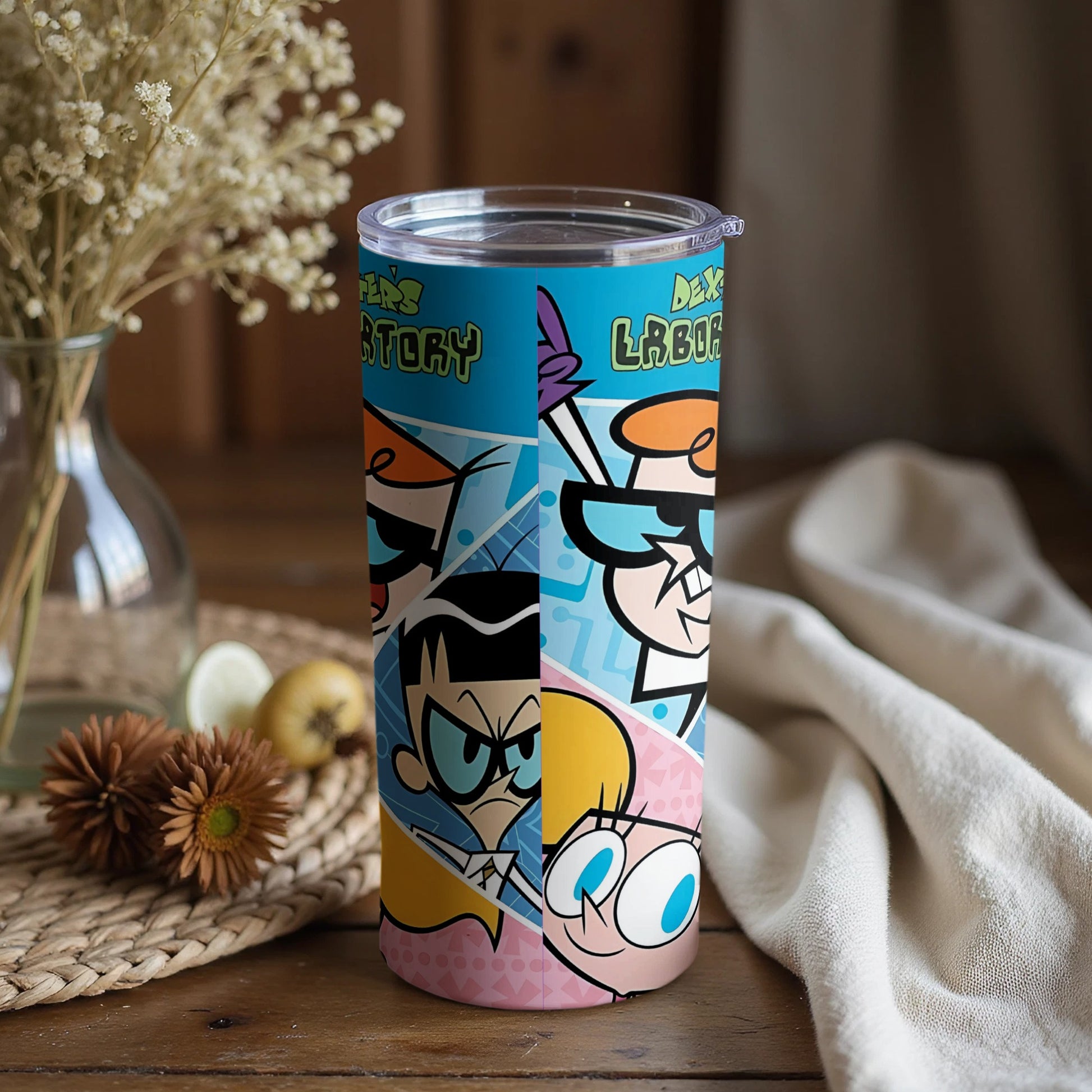 Colorful Cartoon Characters Themed Tumbler for Sale