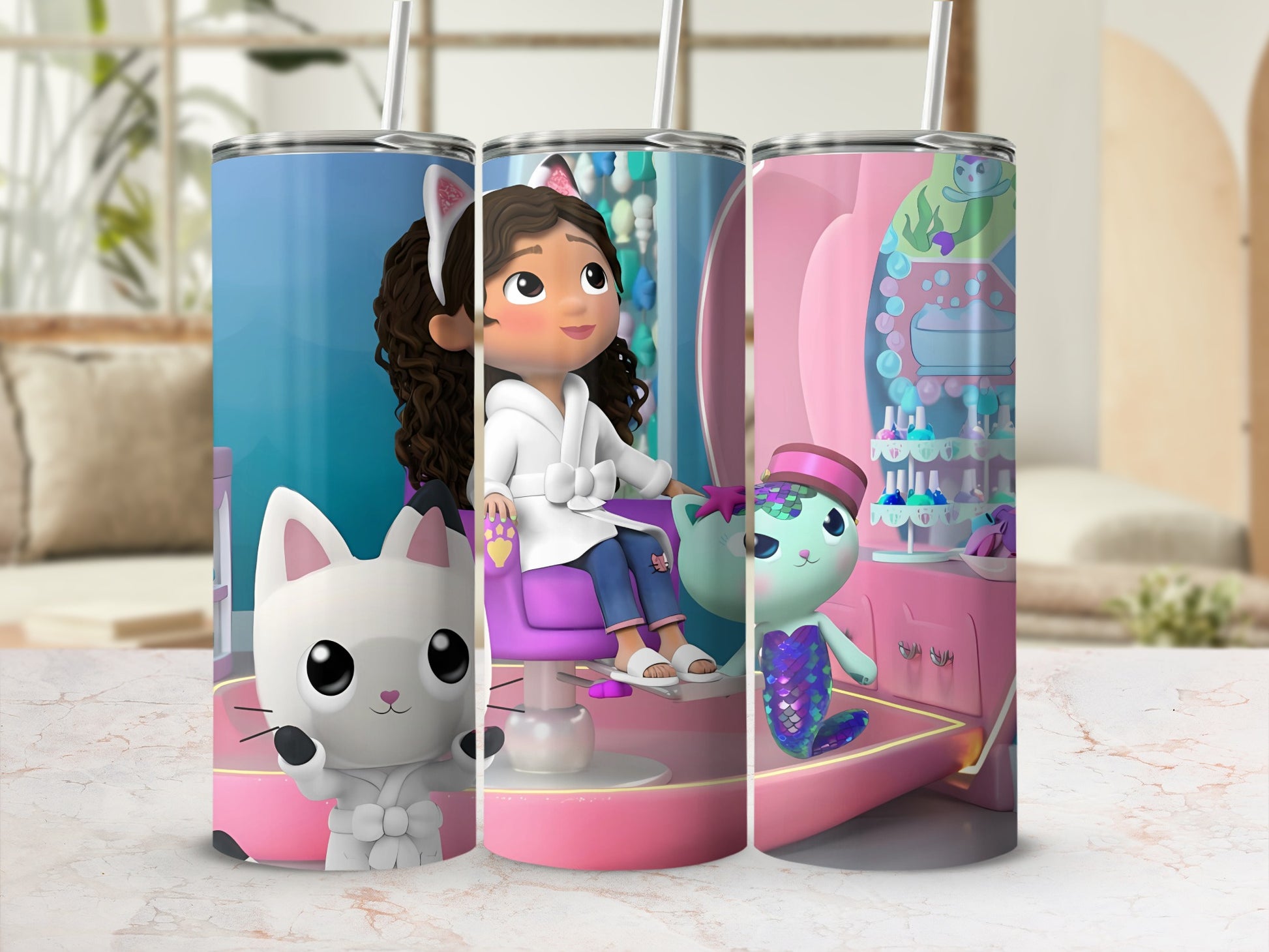 Cute Cartoon Characters Insulated Tumbler Cup