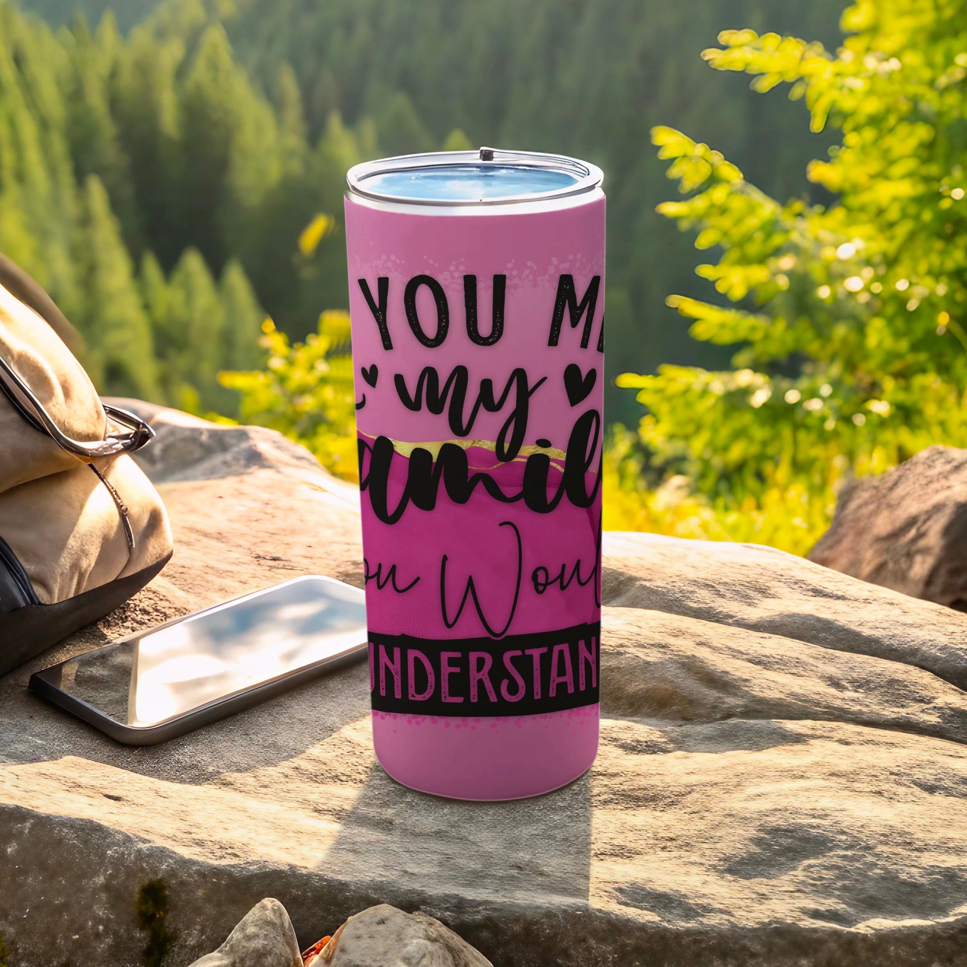 Pink You My Family Would Understand Travel Tumbler product type
Tumbler
Drinkware
Pink Tumbler
Quote Tumbler
Family Tumbler
Travel Tumbler
Insulated Drinkware
Gift For Family
Gift For Mom
Family Love Quote
Sassy Quote Tumbler
Everyday Tumbler
Portable Drinkware
Hot Cold Tumbler
Unique Tumbler
Statement Drinkware
Family Gift Idea
Special Family
Family First
Pink Ombre