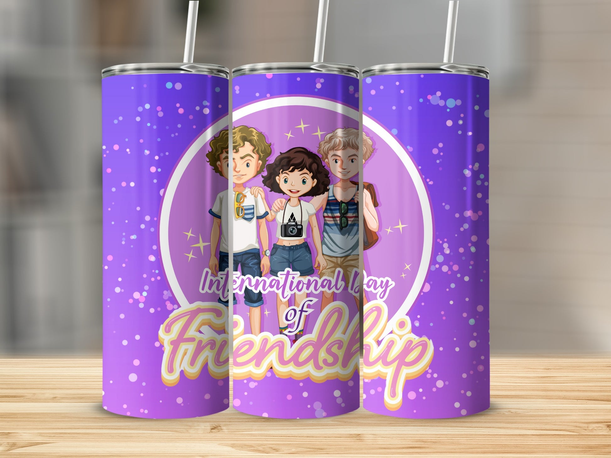 International Day of Friendship Themed Tumbler