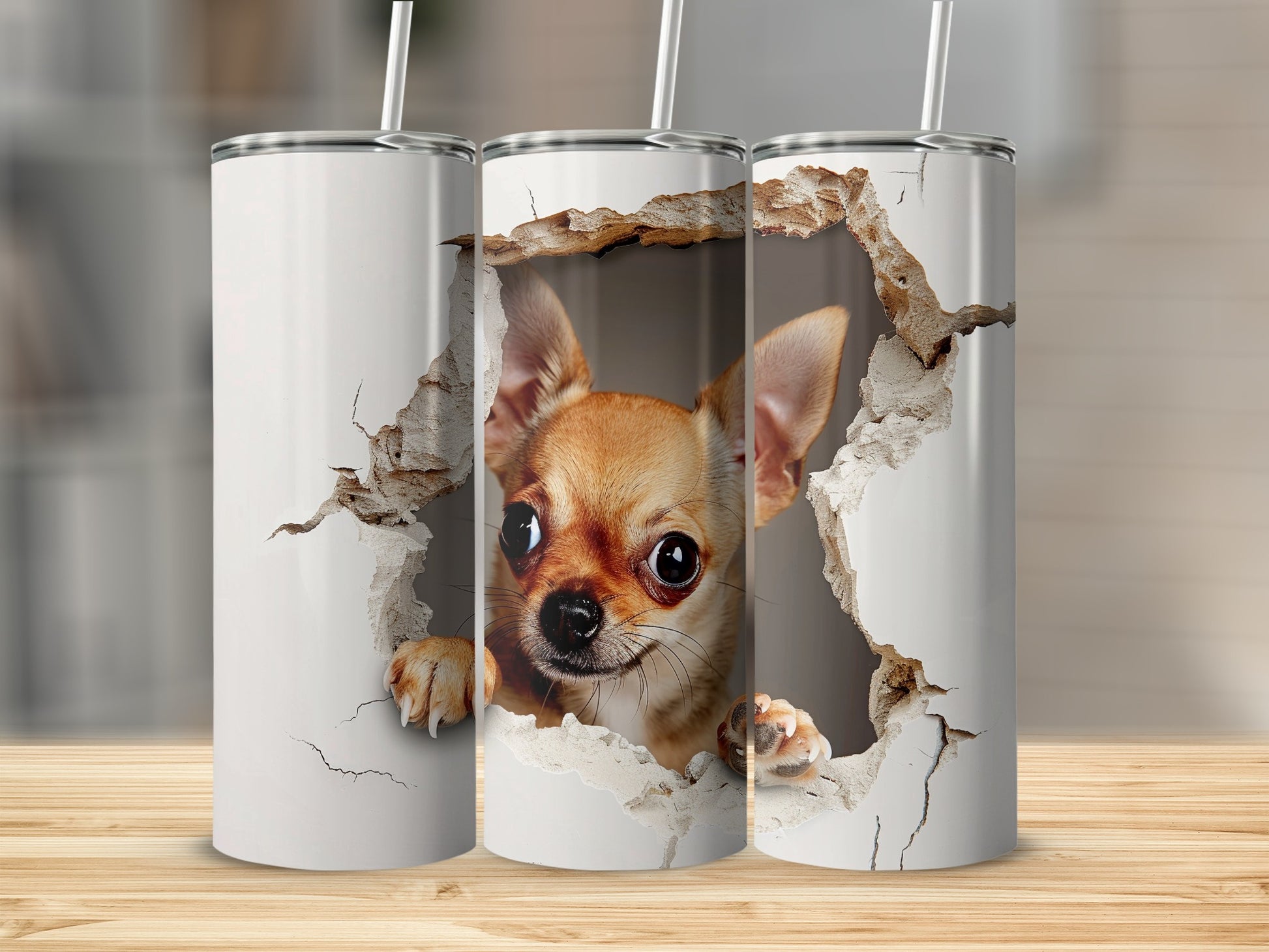 Adorable Chihuahua wall breach tumbler product type
Chihuahua Dog
Puppy Pet
Cute Dog
Adorable Puppy
Animal Print
Wall Crack
Peeking Dog
Unique Tumbler
Drinkware Gift
Dog Lover Gift
Pet Owner Gift
Tumbler Cup
Custom Tumbler
Beverage Tumbler
Funny Dog
Playful Pup
Big Eyed Dog
Novelty Tumbler
Cute Animal