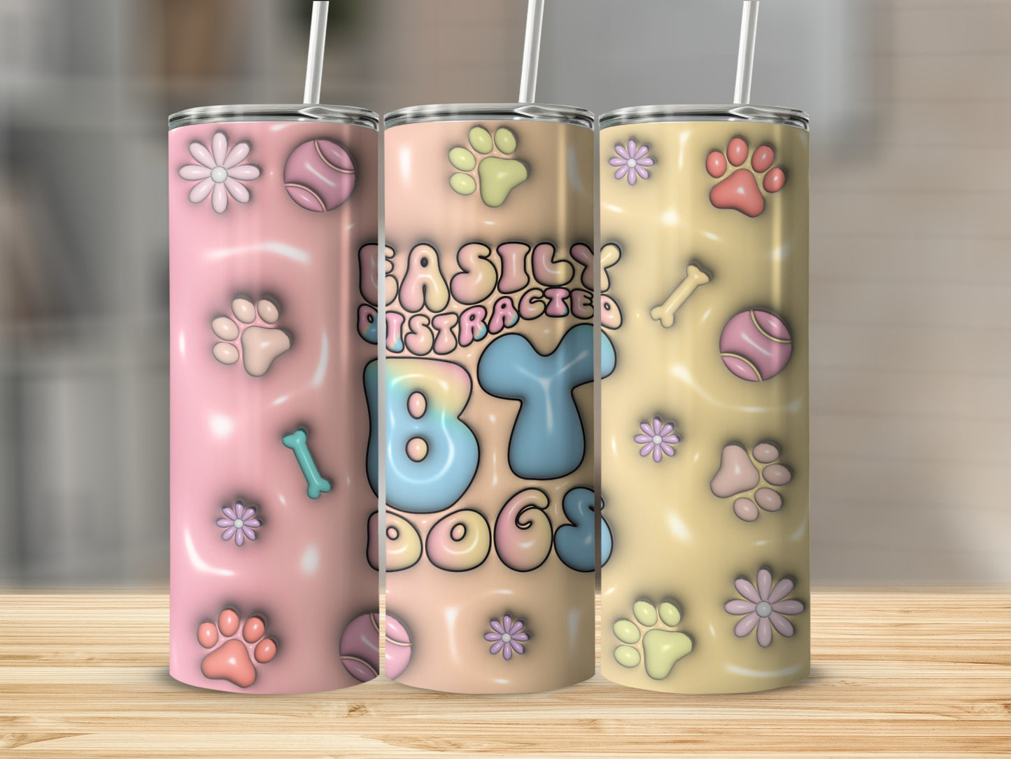 Easily Distracted By Dogs Tumbler product type
