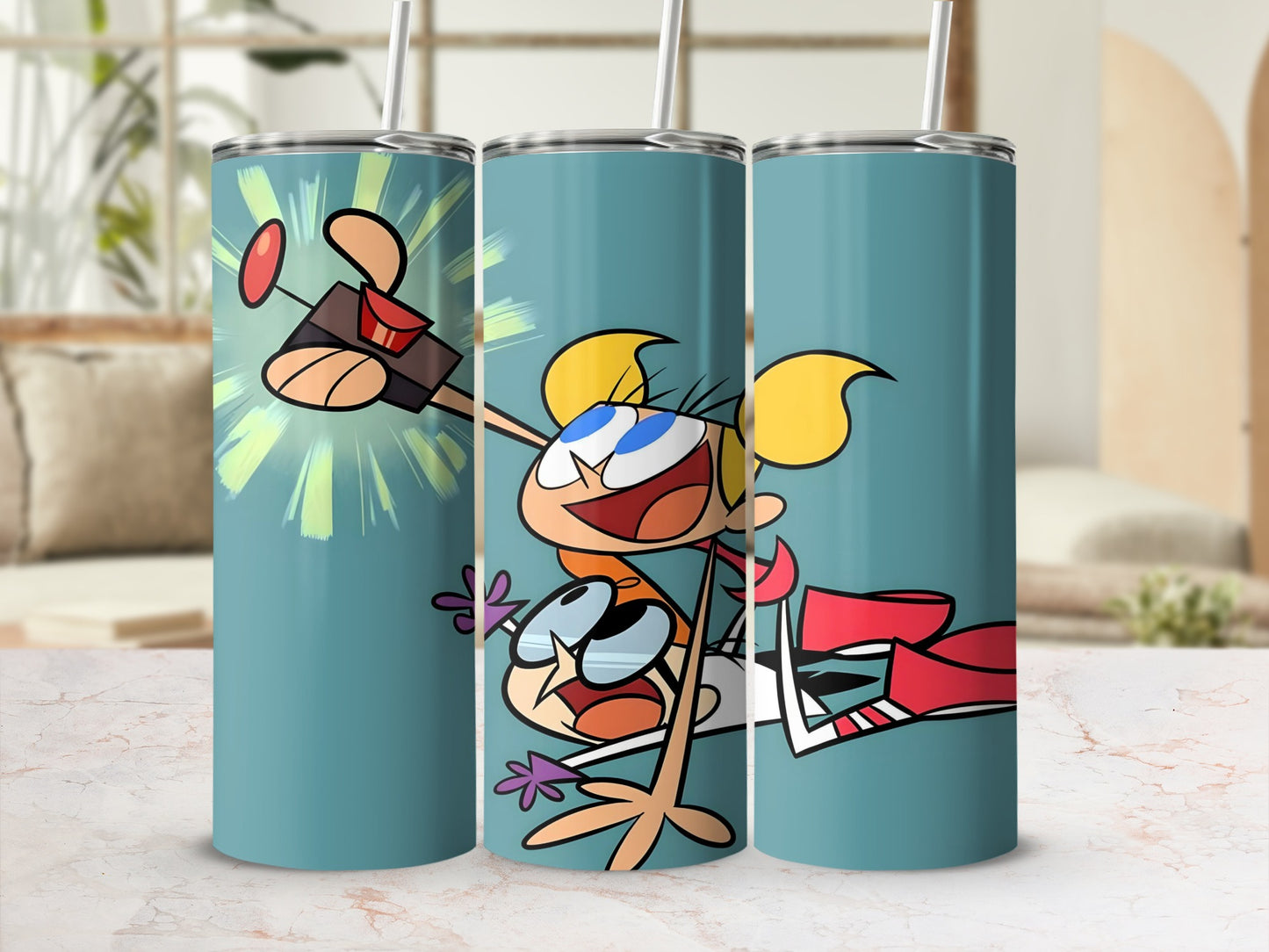 Cartoon Character Insulated Tumbler Travel Mug Cup