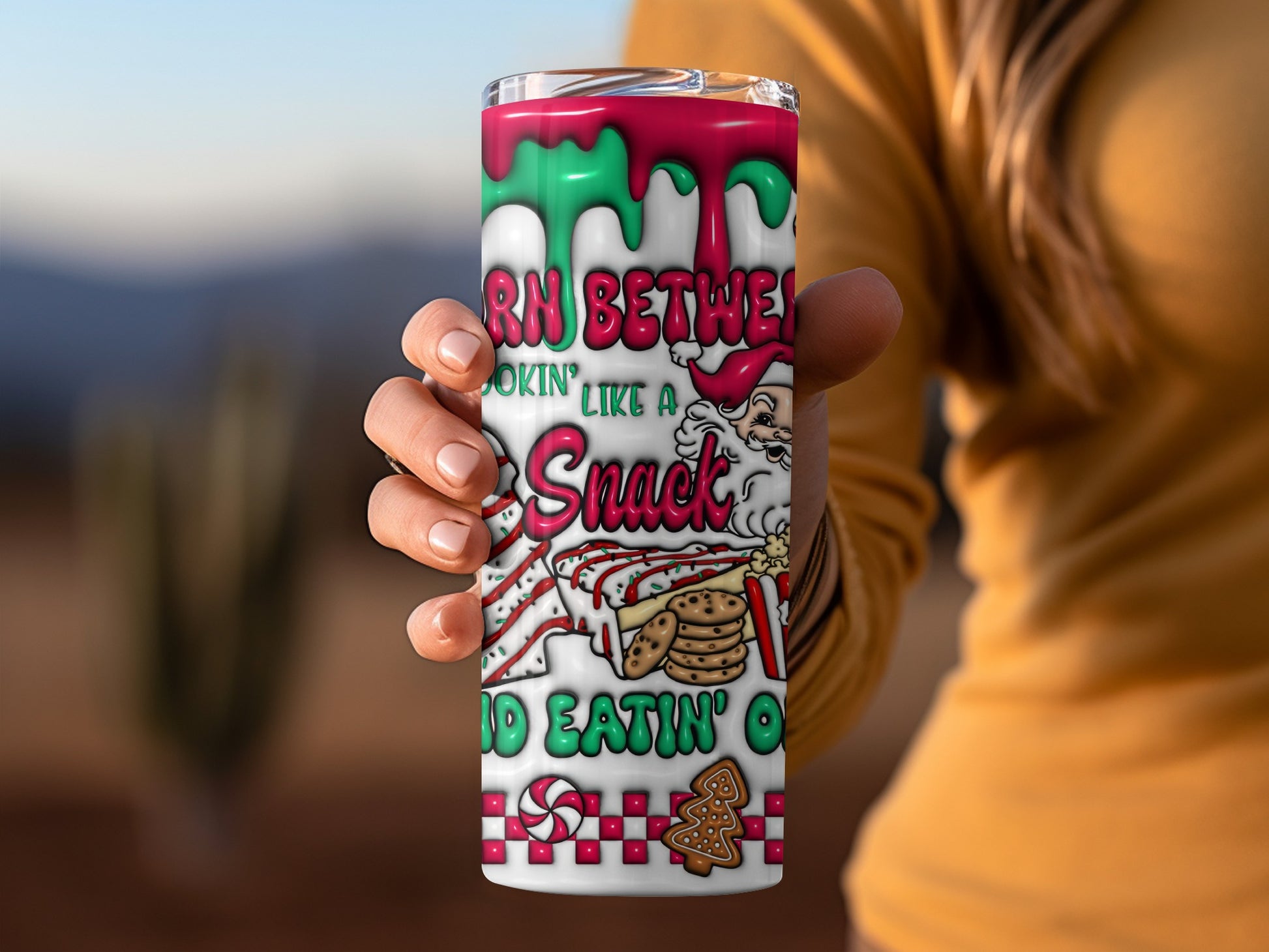 Born Between Snack And Eatin' Out Tumbler