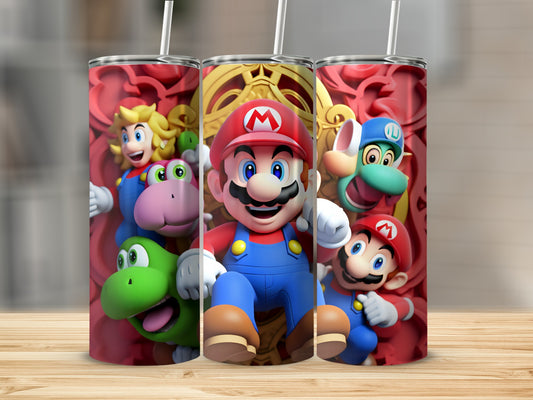 Super Mario Colorful Drinkware Water Bottle Flask