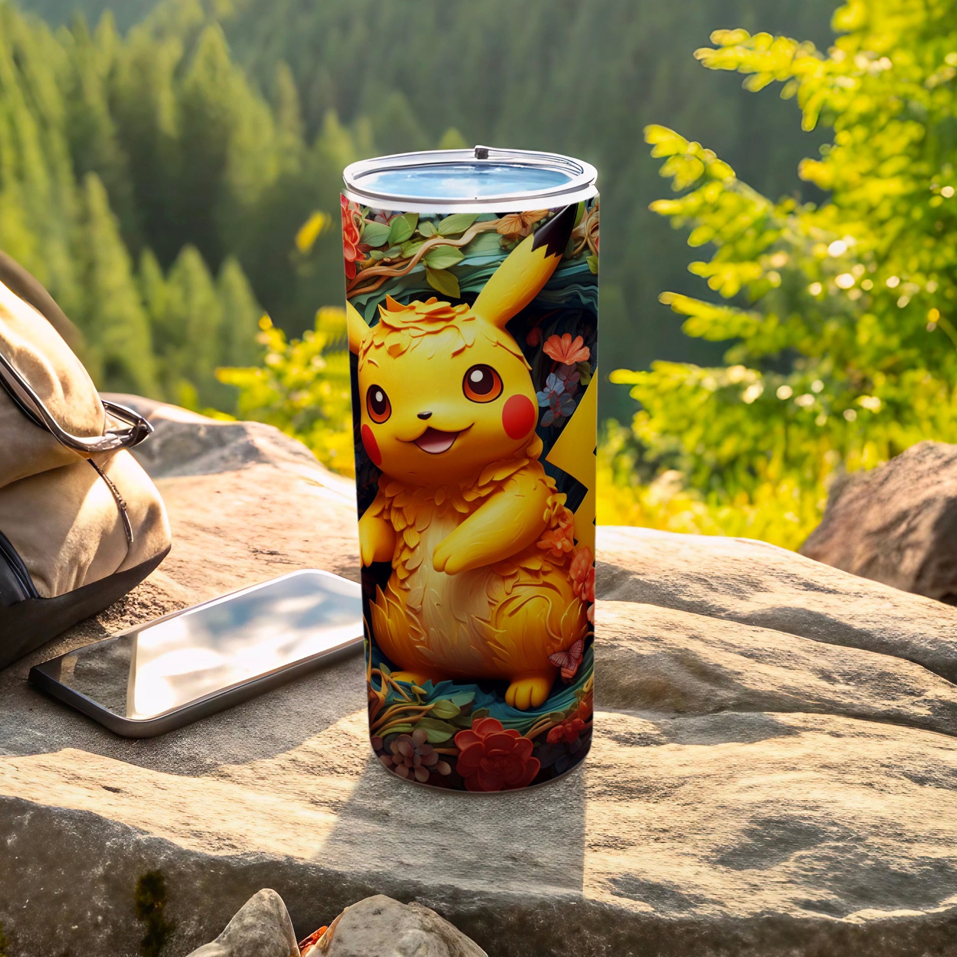 Adorable Pikachu Nature Design Tumbler for Everyday Use